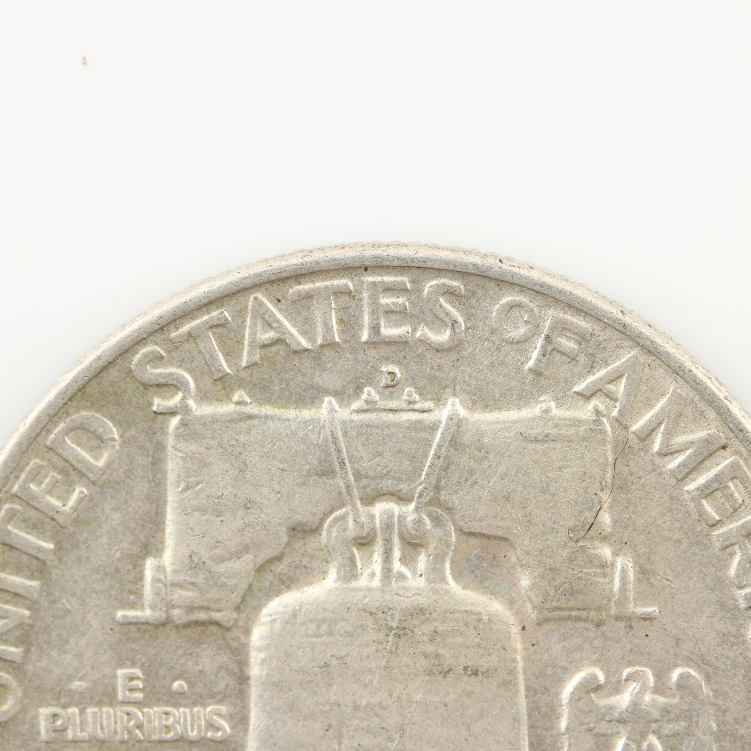 Group of Four Walking Liberty and Three Franklin Silver Half Dollars