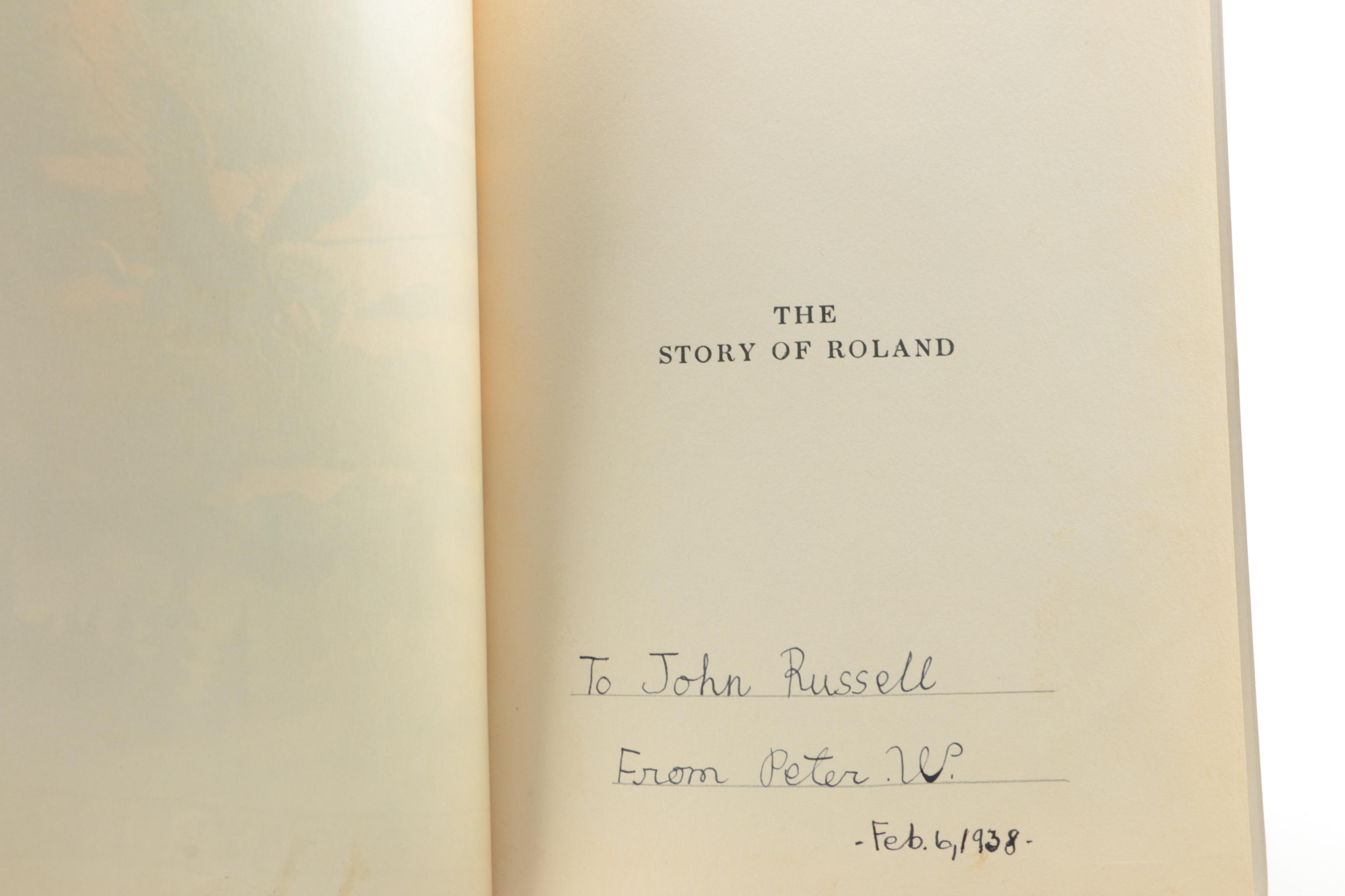 1930 "The Story of Roland" from Scribner's Illustrated Classics Series