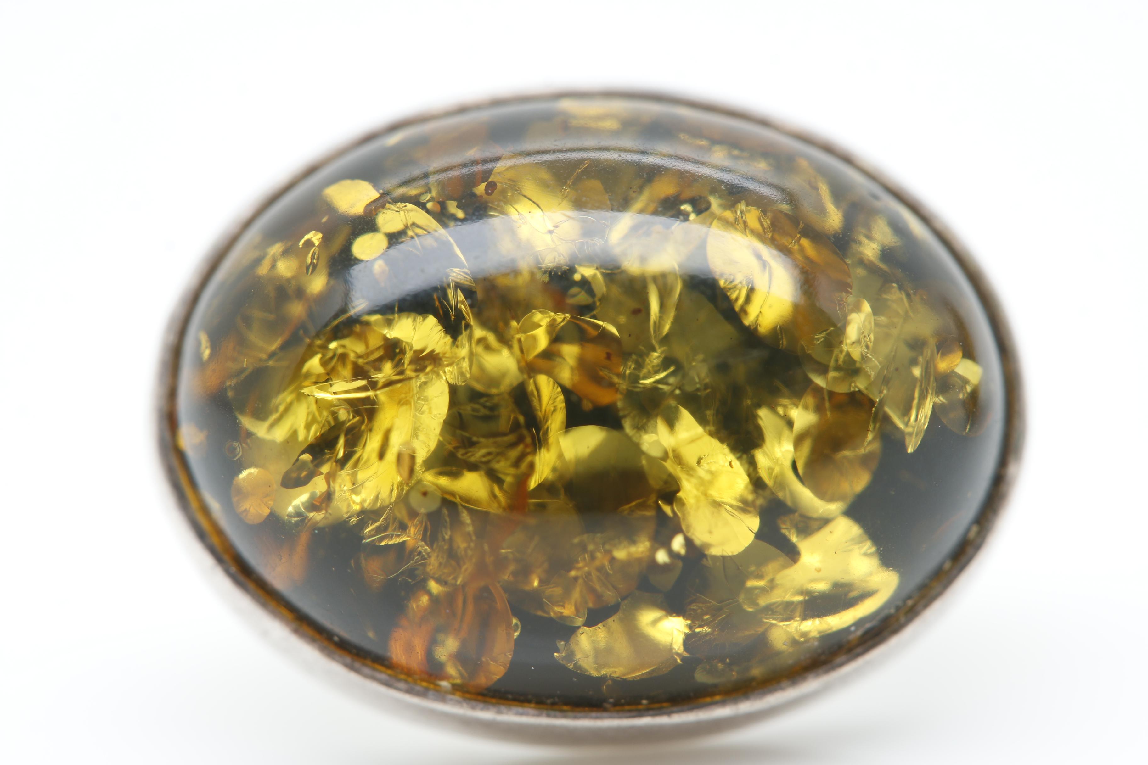 Sterling Silver Amber Jewelry Selection