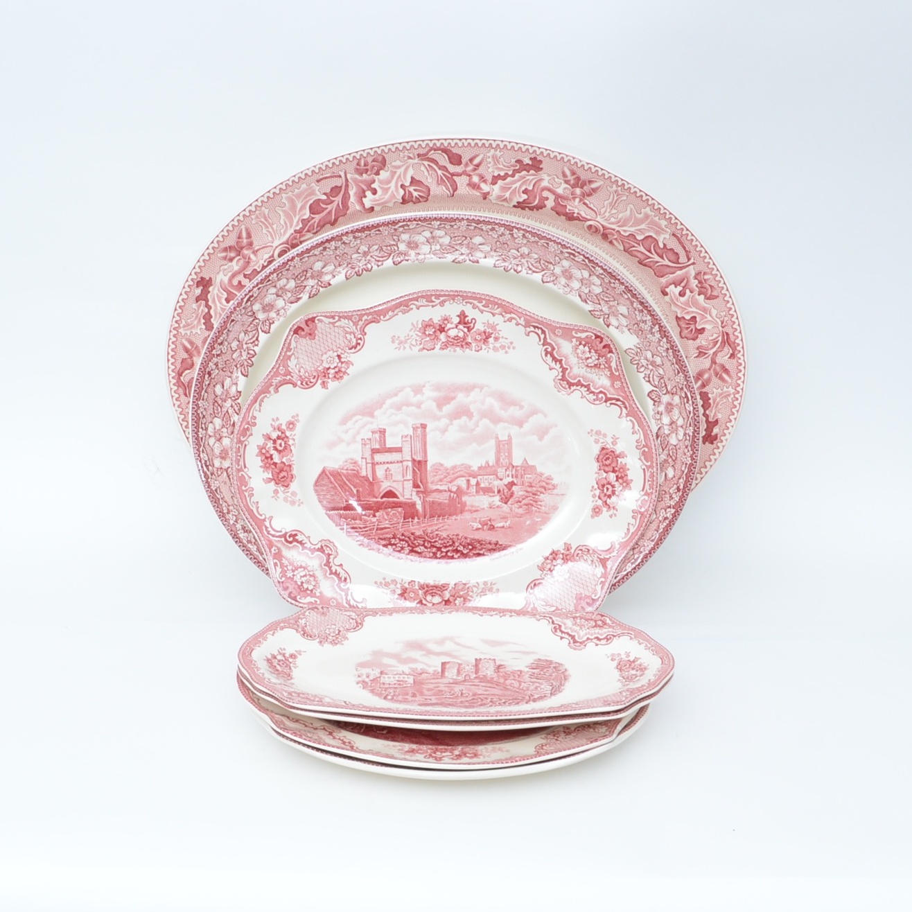 Collection of Johnson Brother's "Old Britain Castles" China