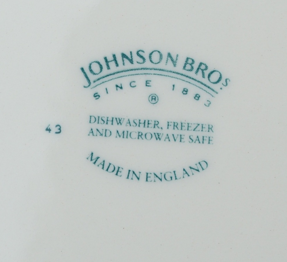 Collection of Johnson Brother's "Old Britain Castles" China