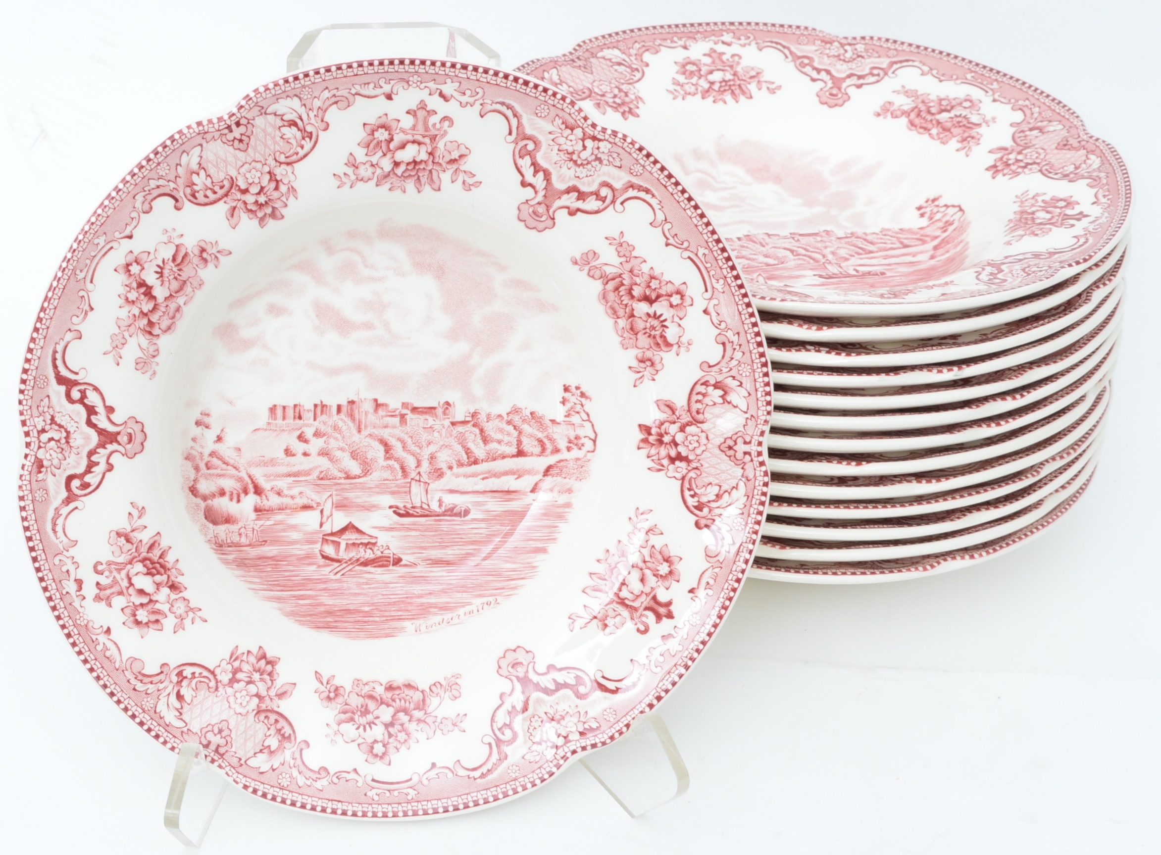 Collection of Johnson Brother's "Old Britain Castles" China