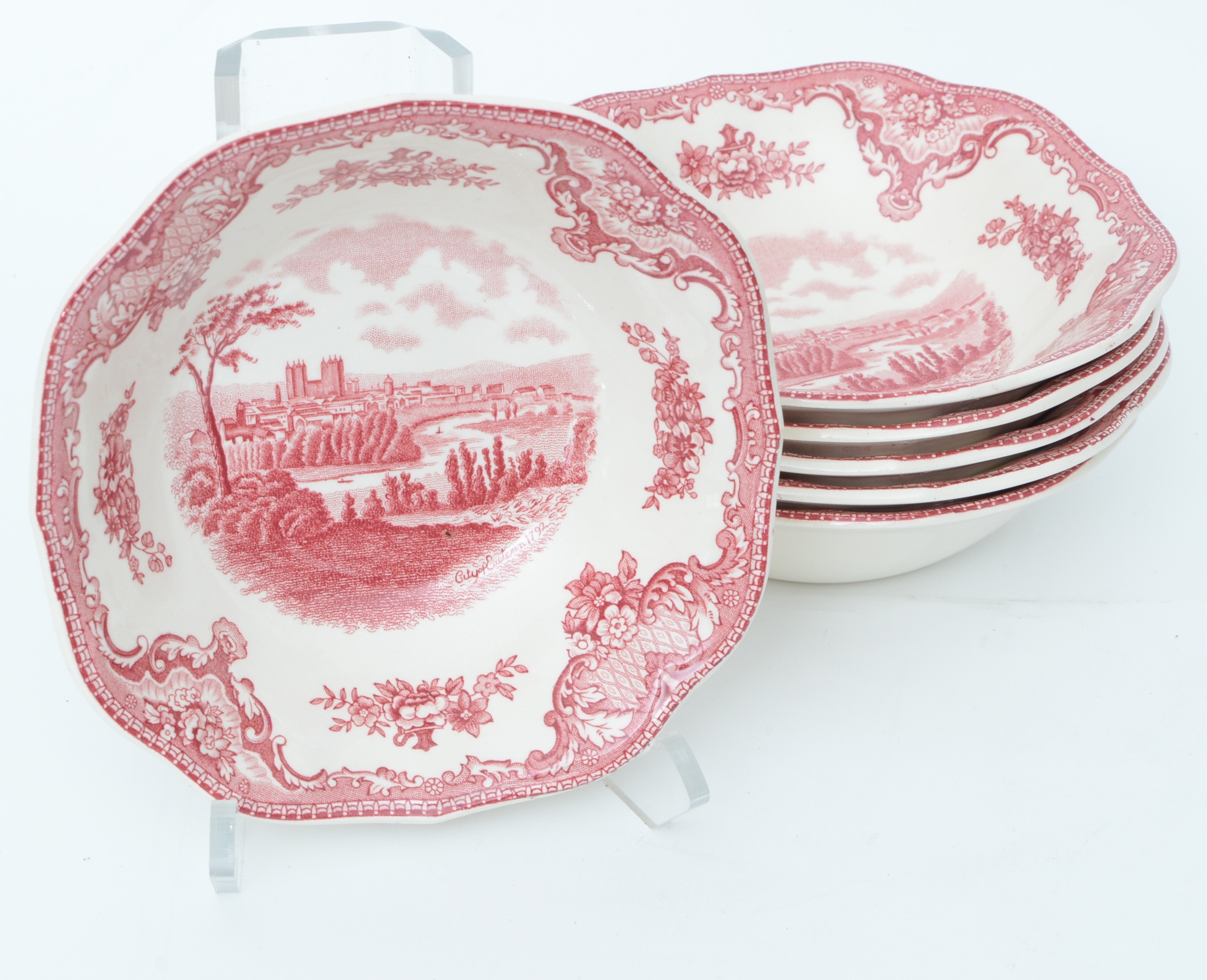 Collection of Johnson Brother's "Old Britain Castles" China