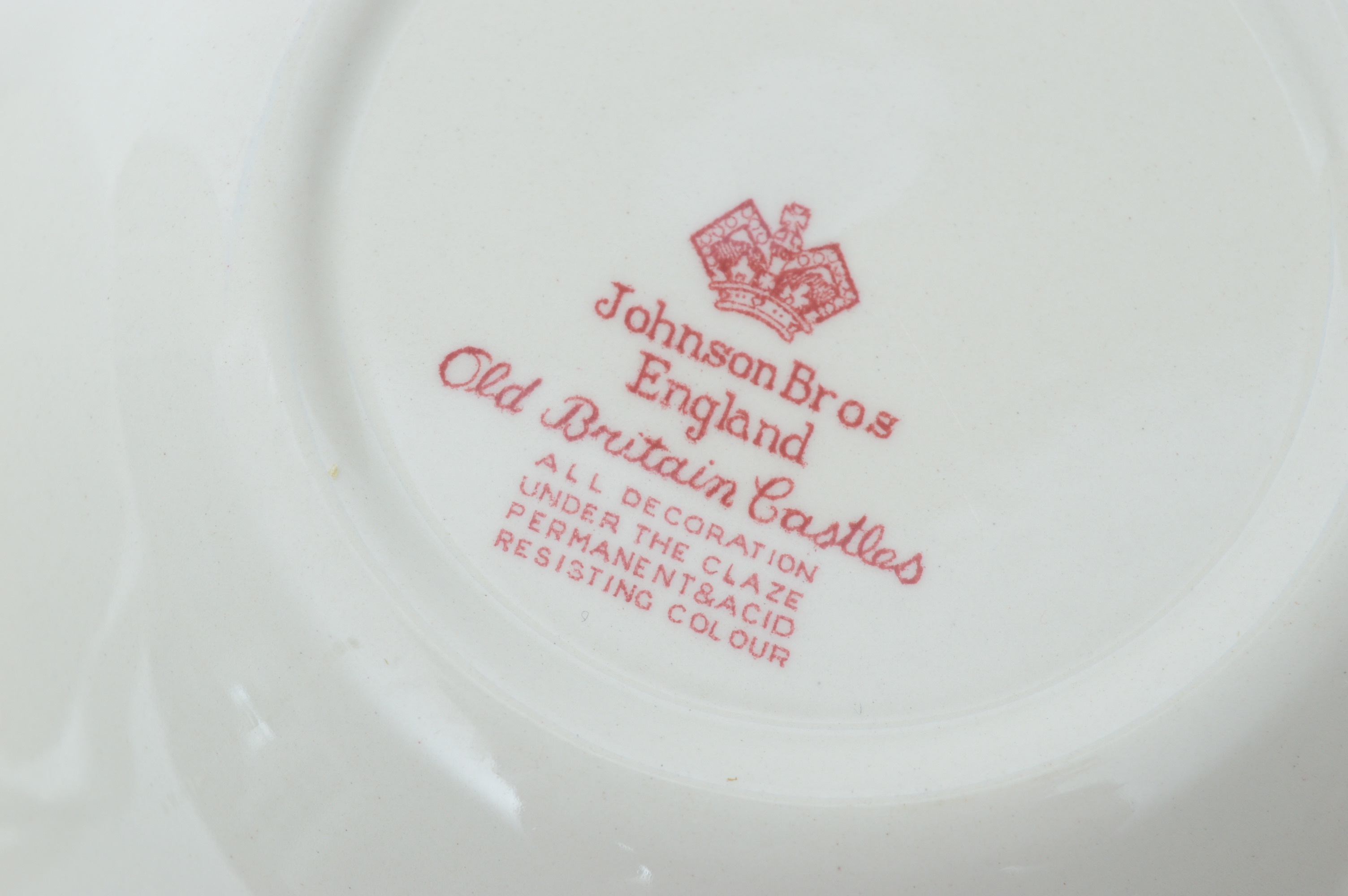 Collection of Johnson Brother's "Old Britain Castles" China