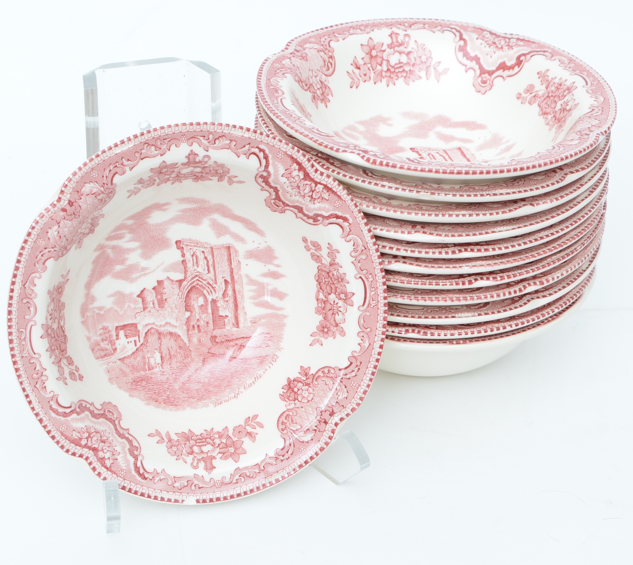 Collection of Johnson Brother's "Old Britain Castles" China