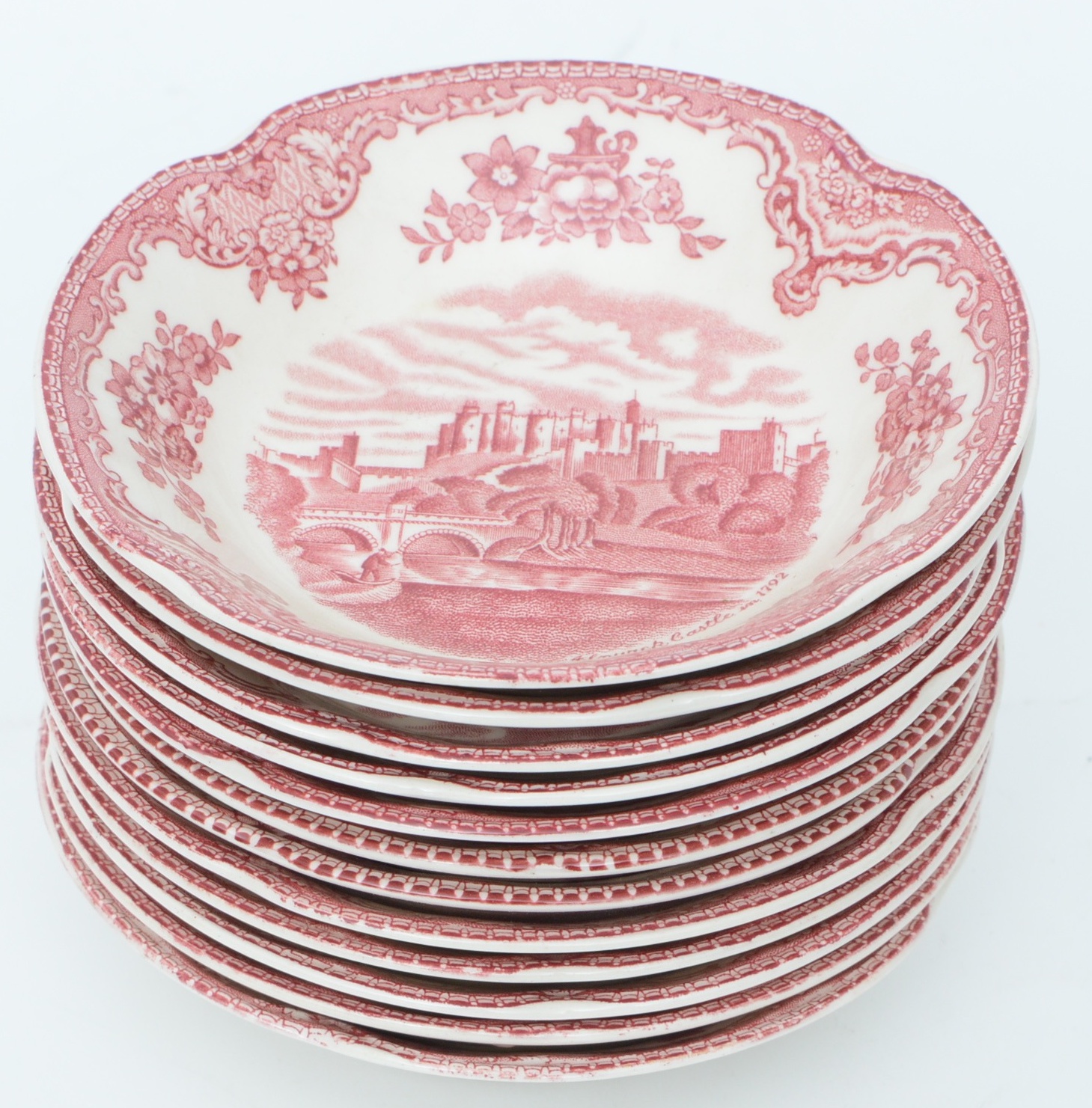 Collection of Johnson Brother's "Old Britain Castles" China