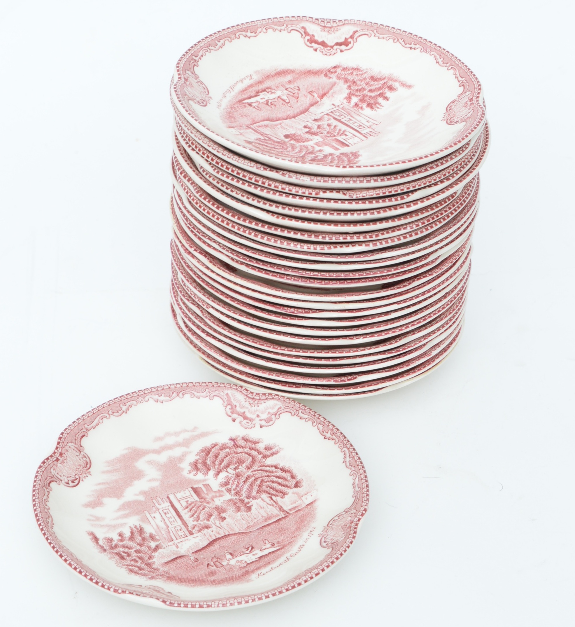 Collection of Johnson Brother's "Old Britain Castles" China