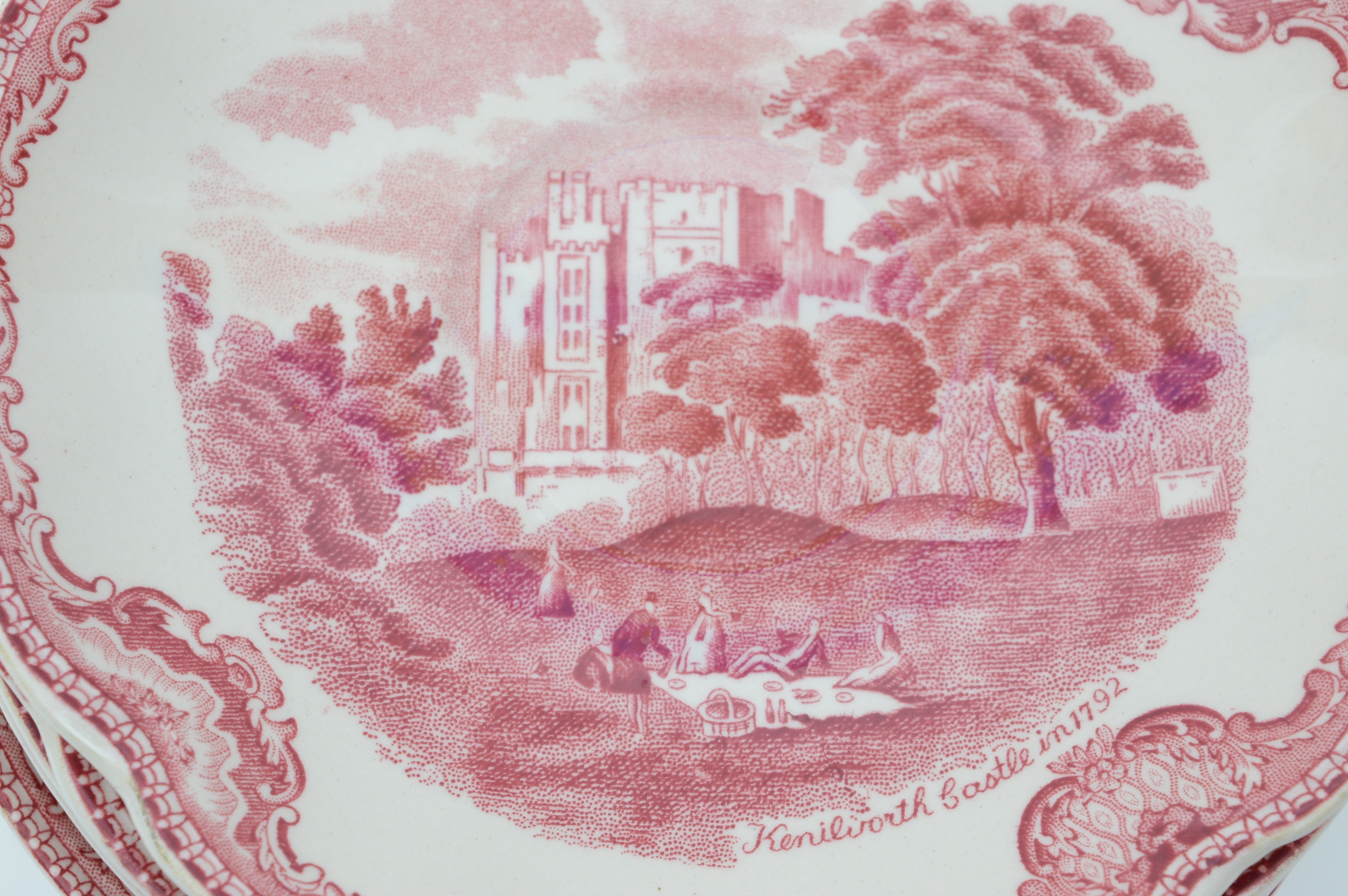 Collection of Johnson Brother's "Old Britain Castles" China