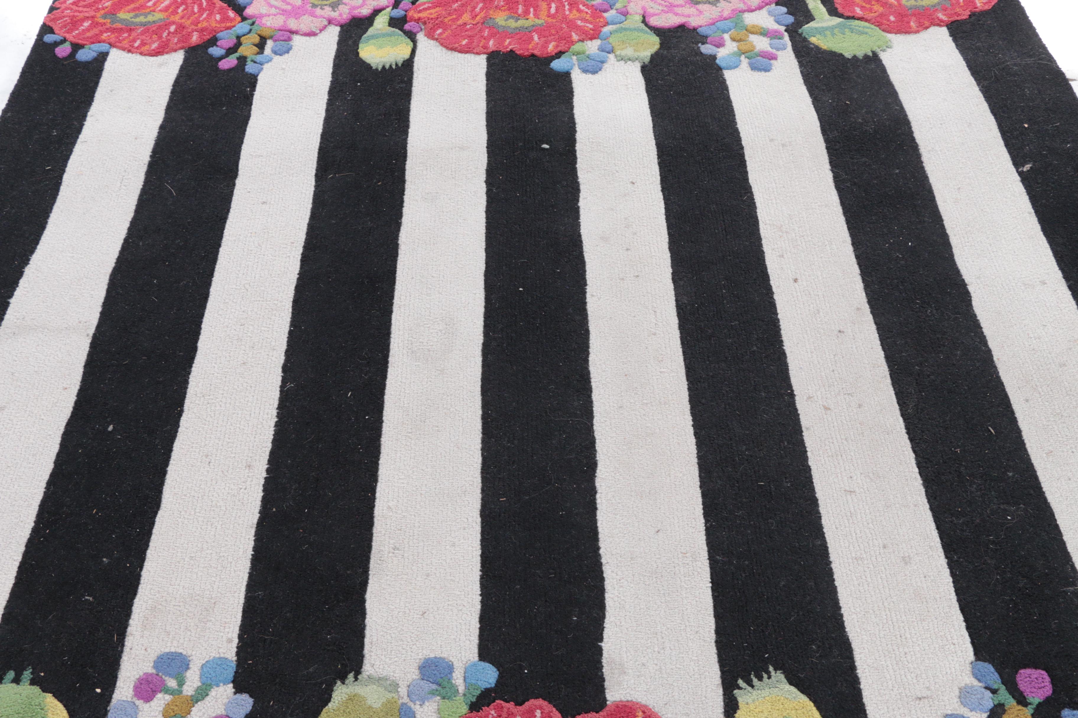 Tufted MacKenzie-Childs "Poppy Field" Area Rug