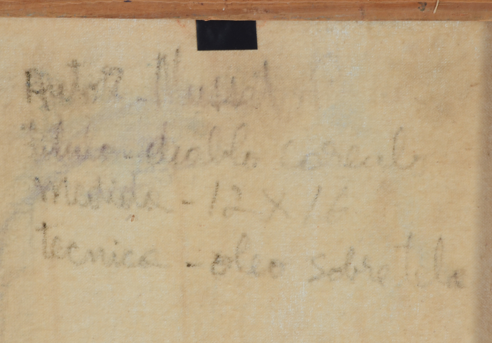 Musset Payant Oil Painting on Canvas of Costumed Figures