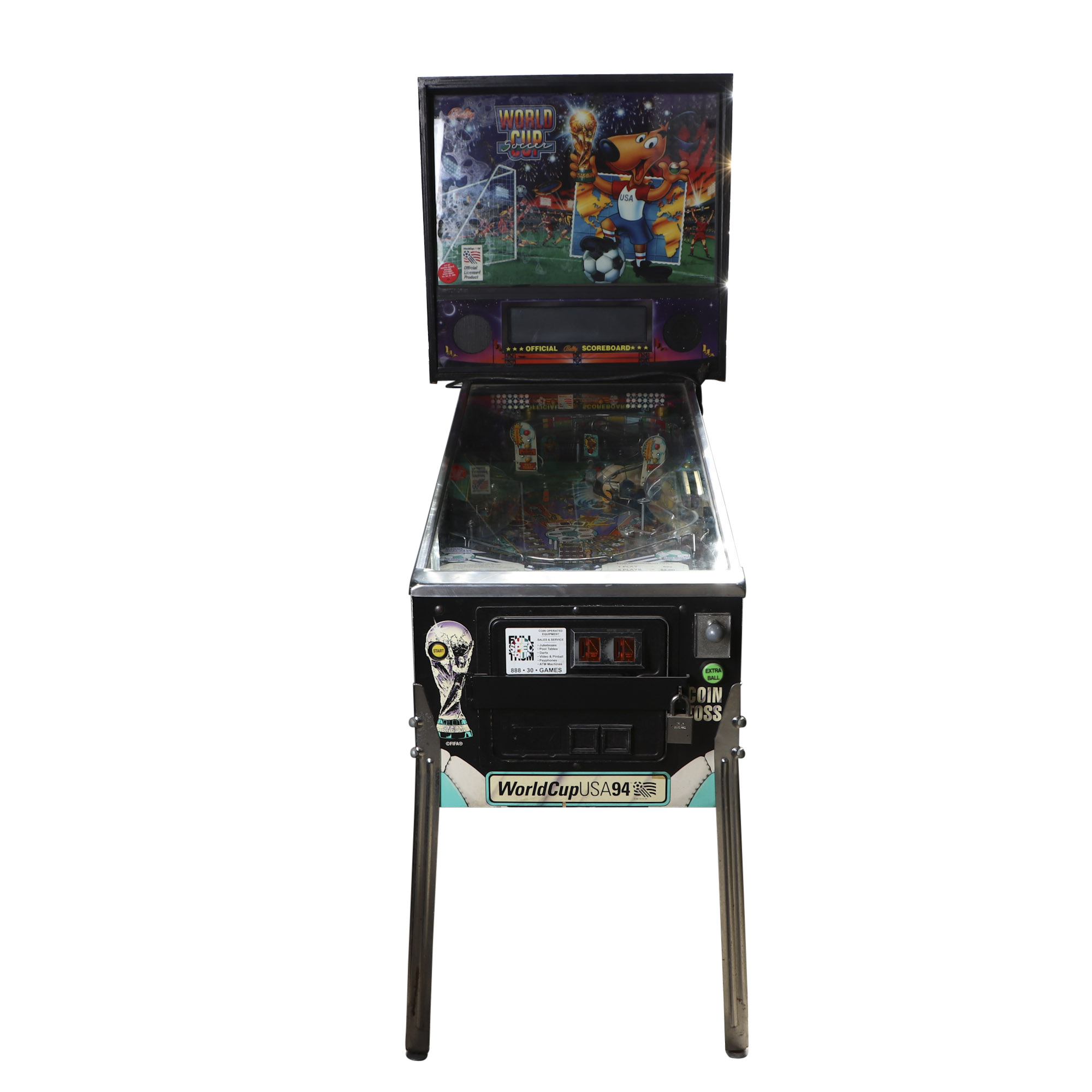 Bally 1994 World Cup Soccer Pinball Machine