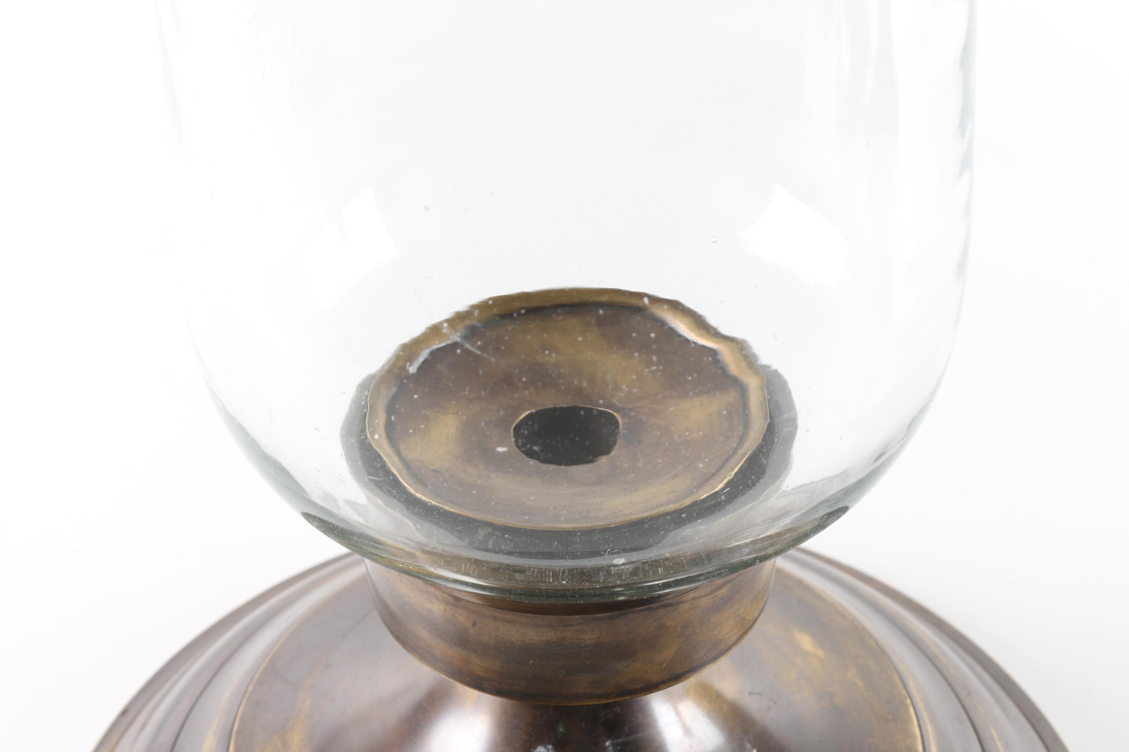 Glass Candle Hurricanes