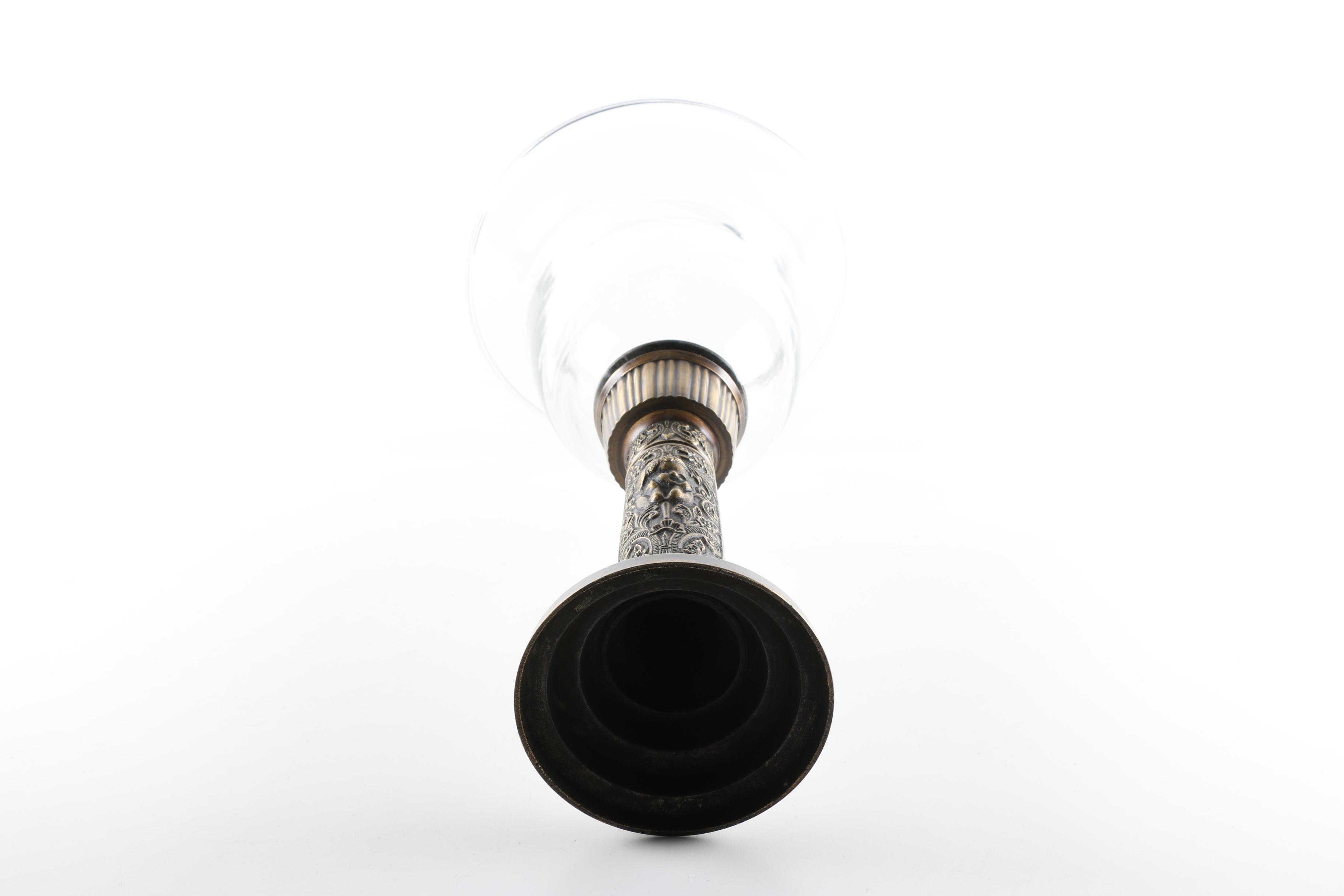 Glass Candle Hurricanes