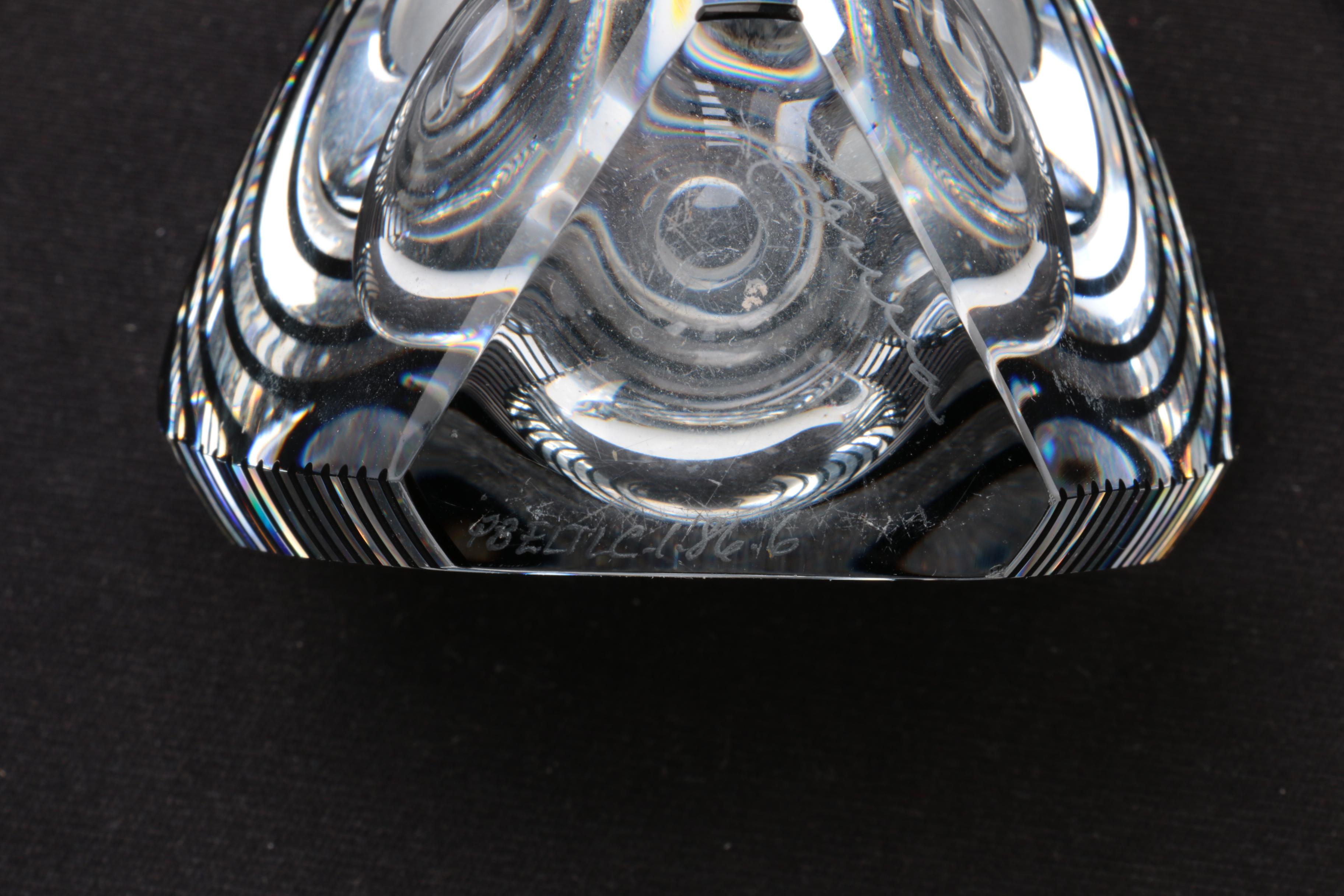 Vanity Accessories Including Shagreen Case and Correia Crystal Perfume Bottle