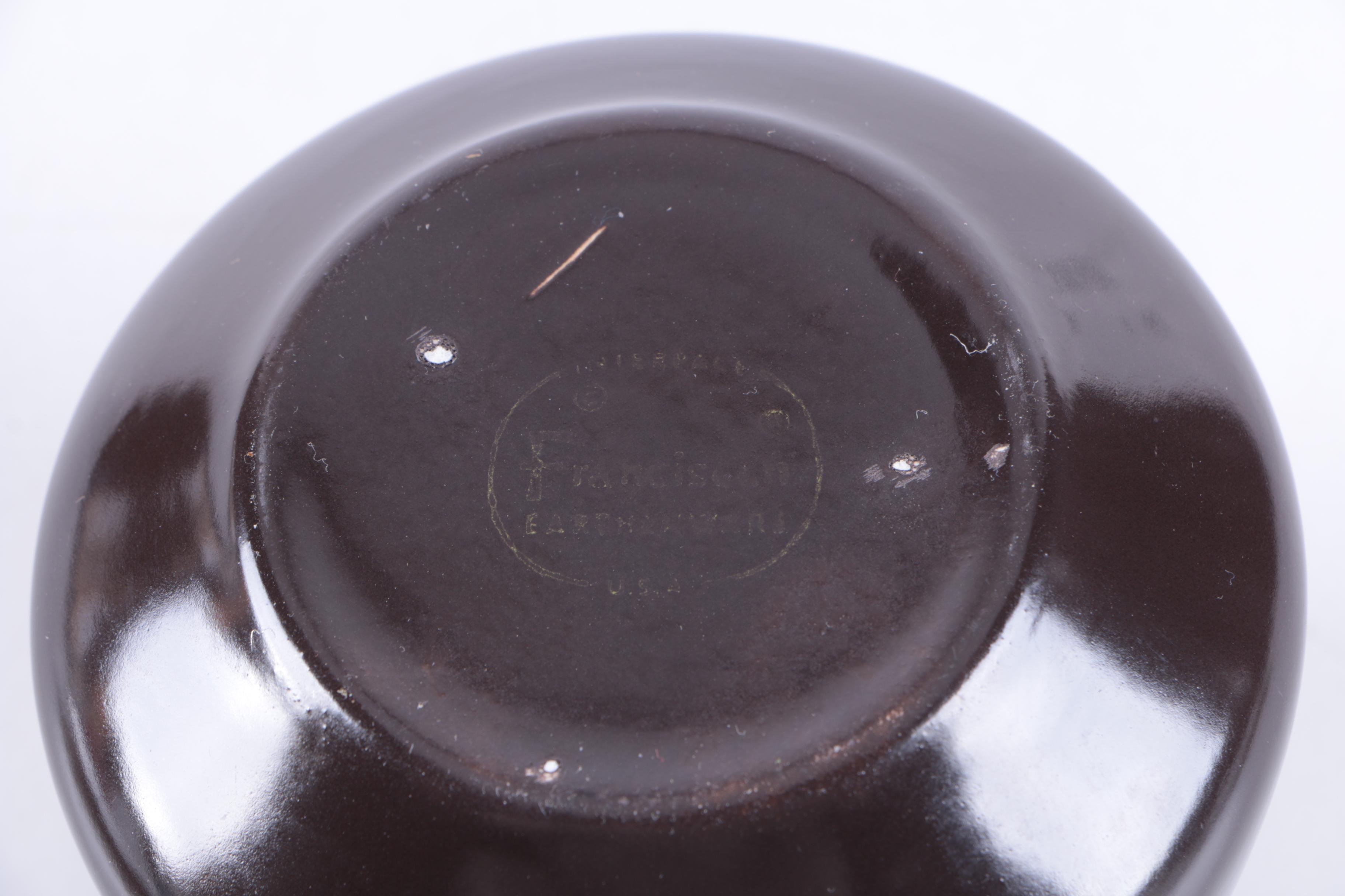 Vintage Franciscan "Madeira" Earthenware Serveware