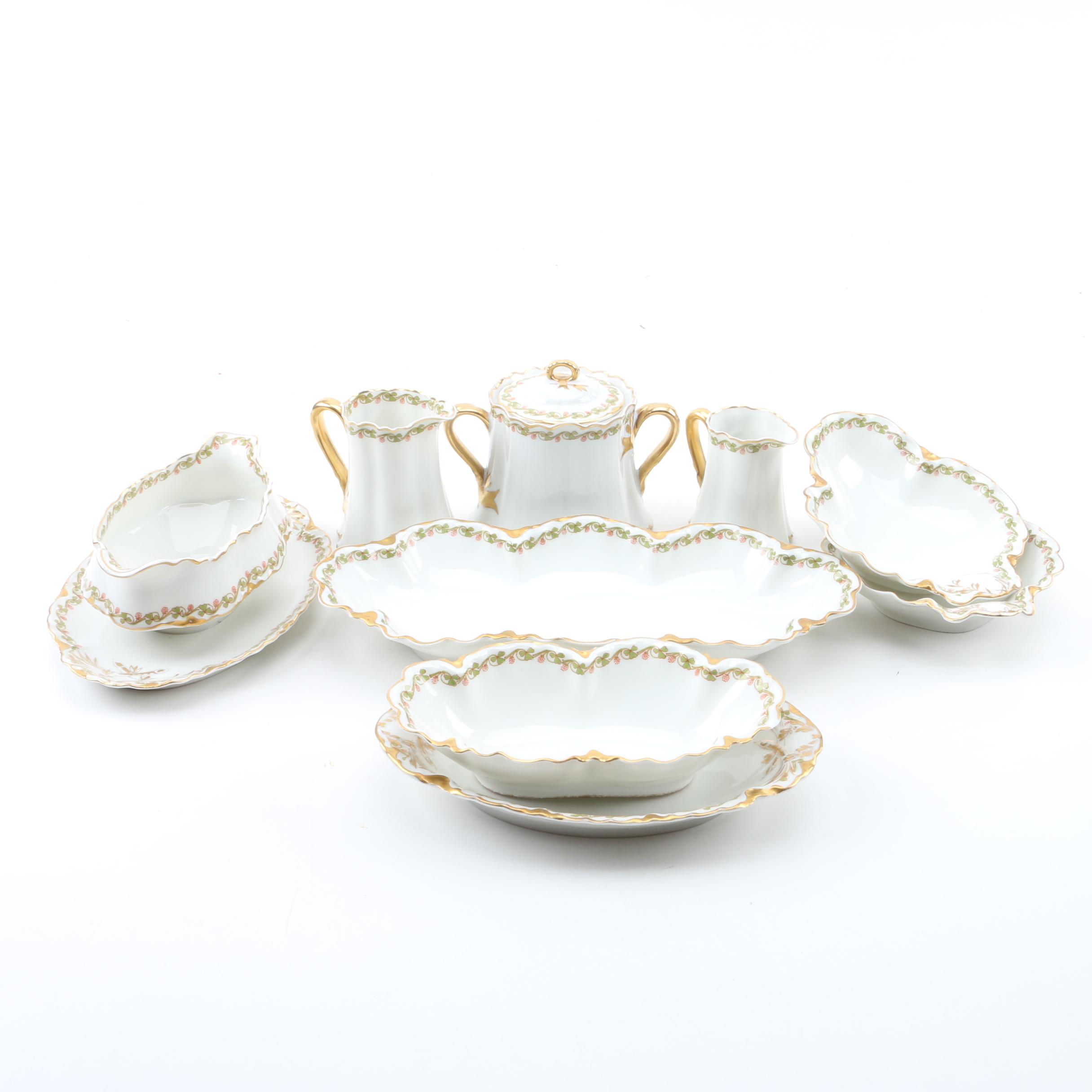 Haviland Limoges "Clover Leaf" Serveware
