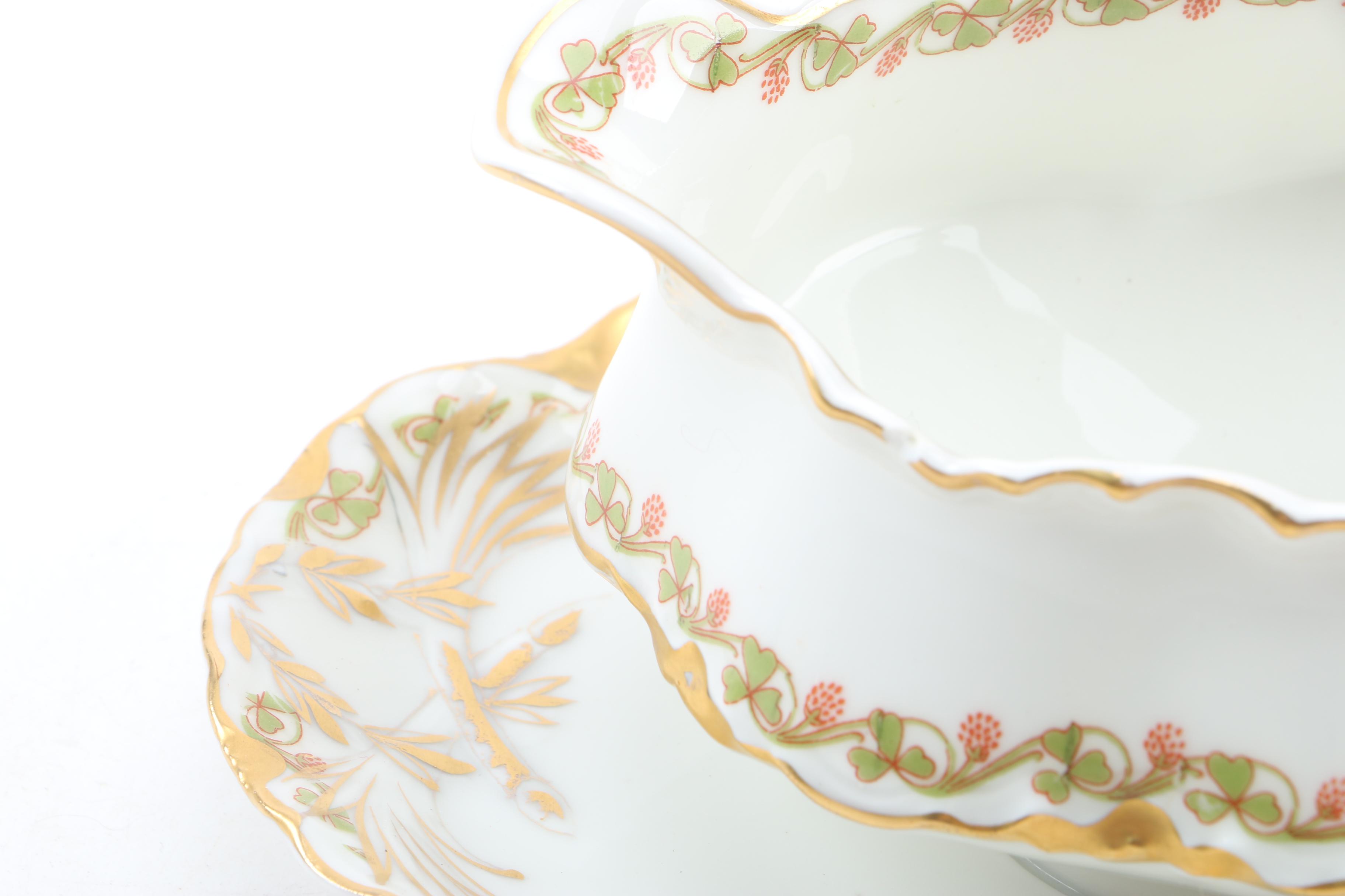 Haviland Limoges "Clover Leaf" Serveware