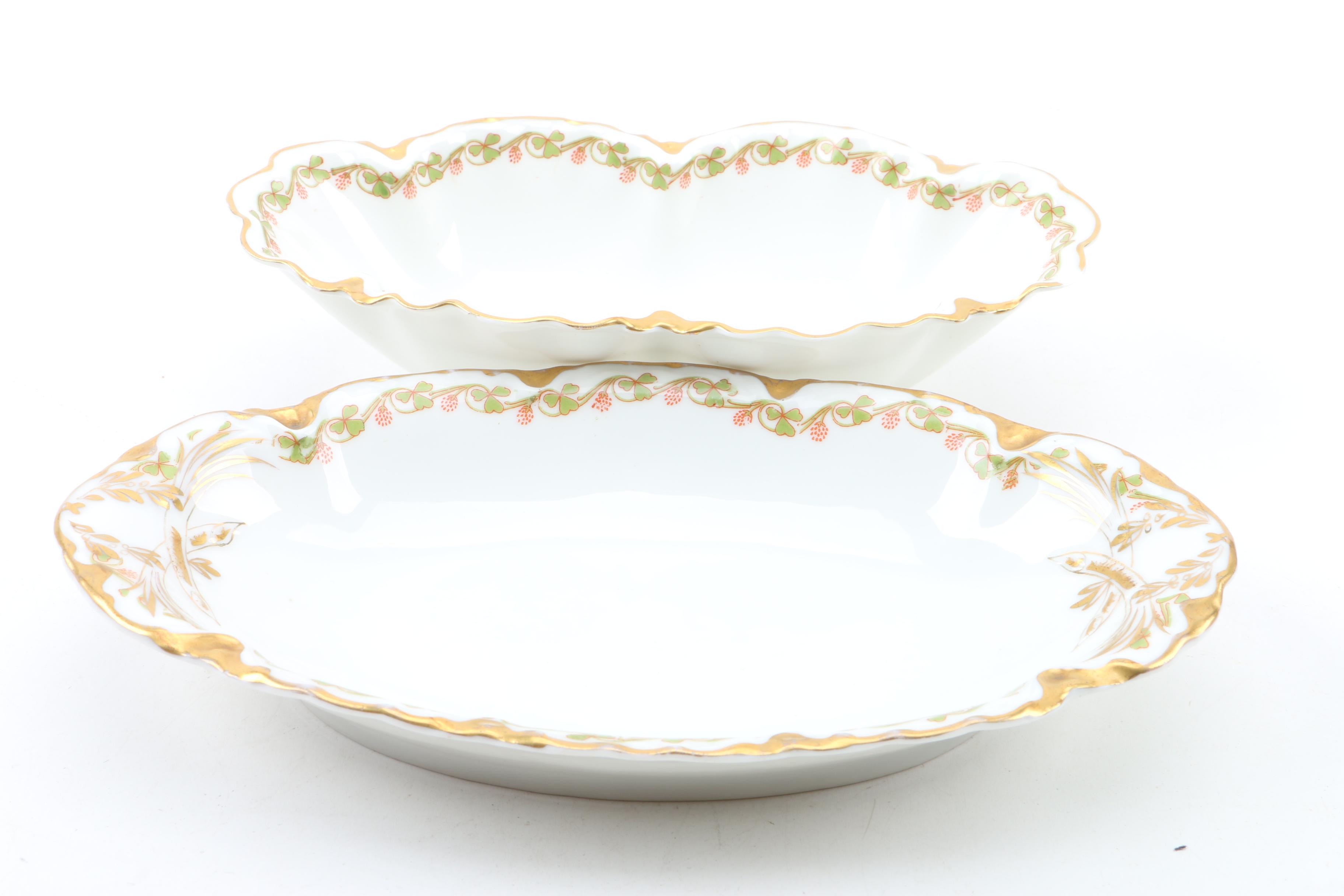 Haviland Limoges "Clover Leaf" Serveware