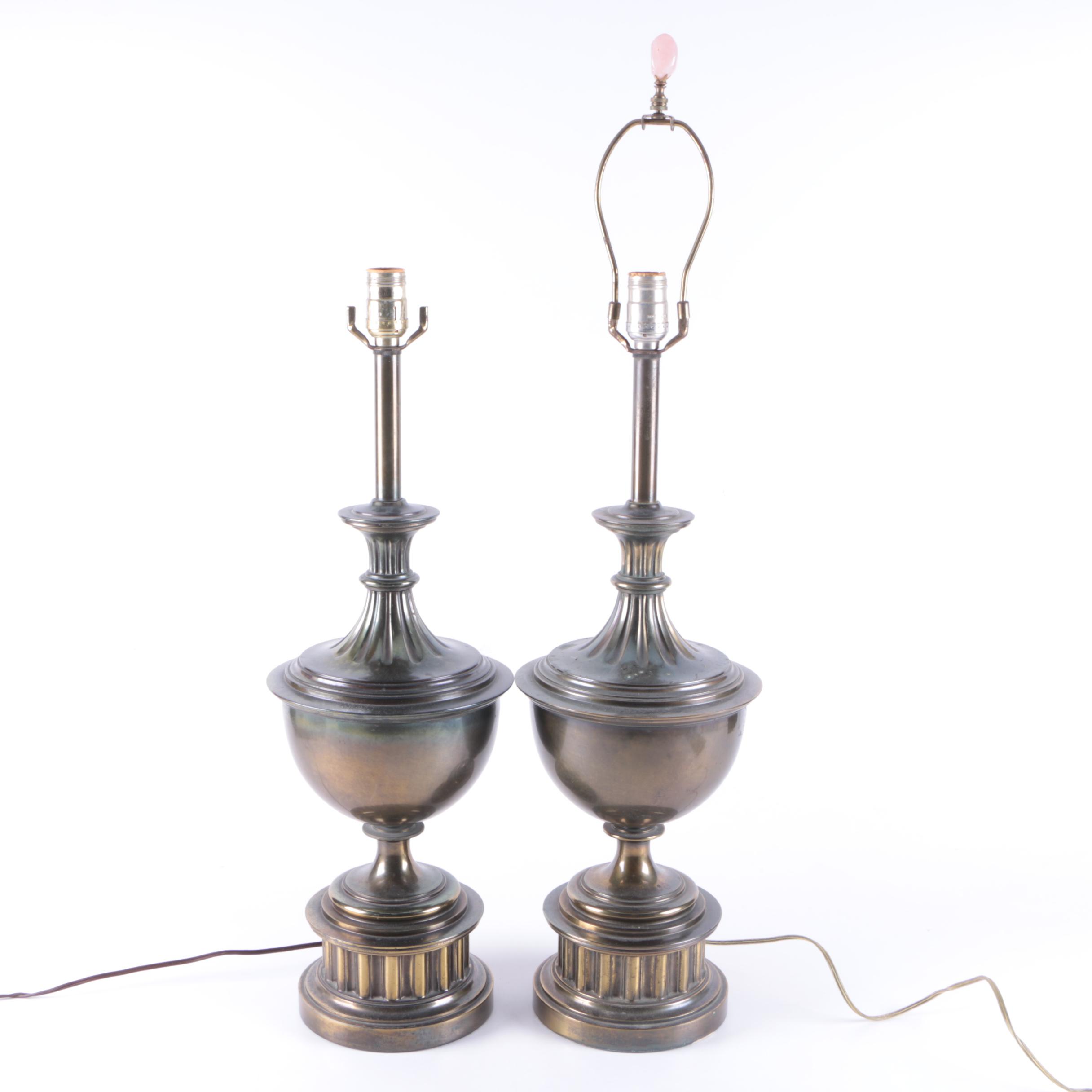 Pair of Brass Table Lamps
