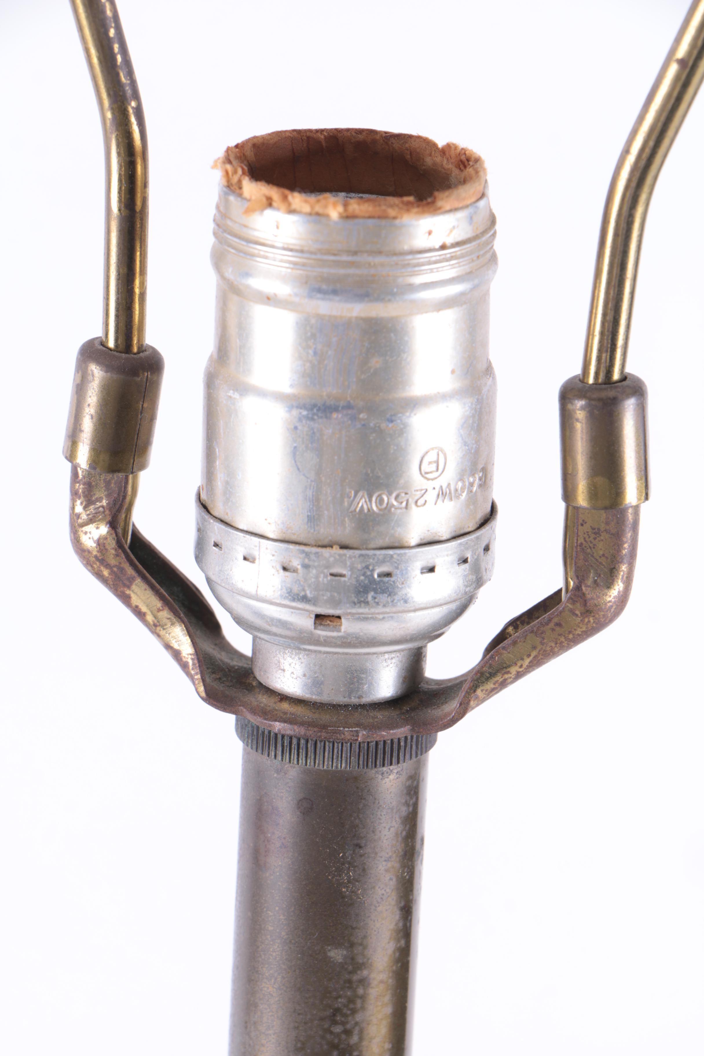 Pair of Brass Table Lamps