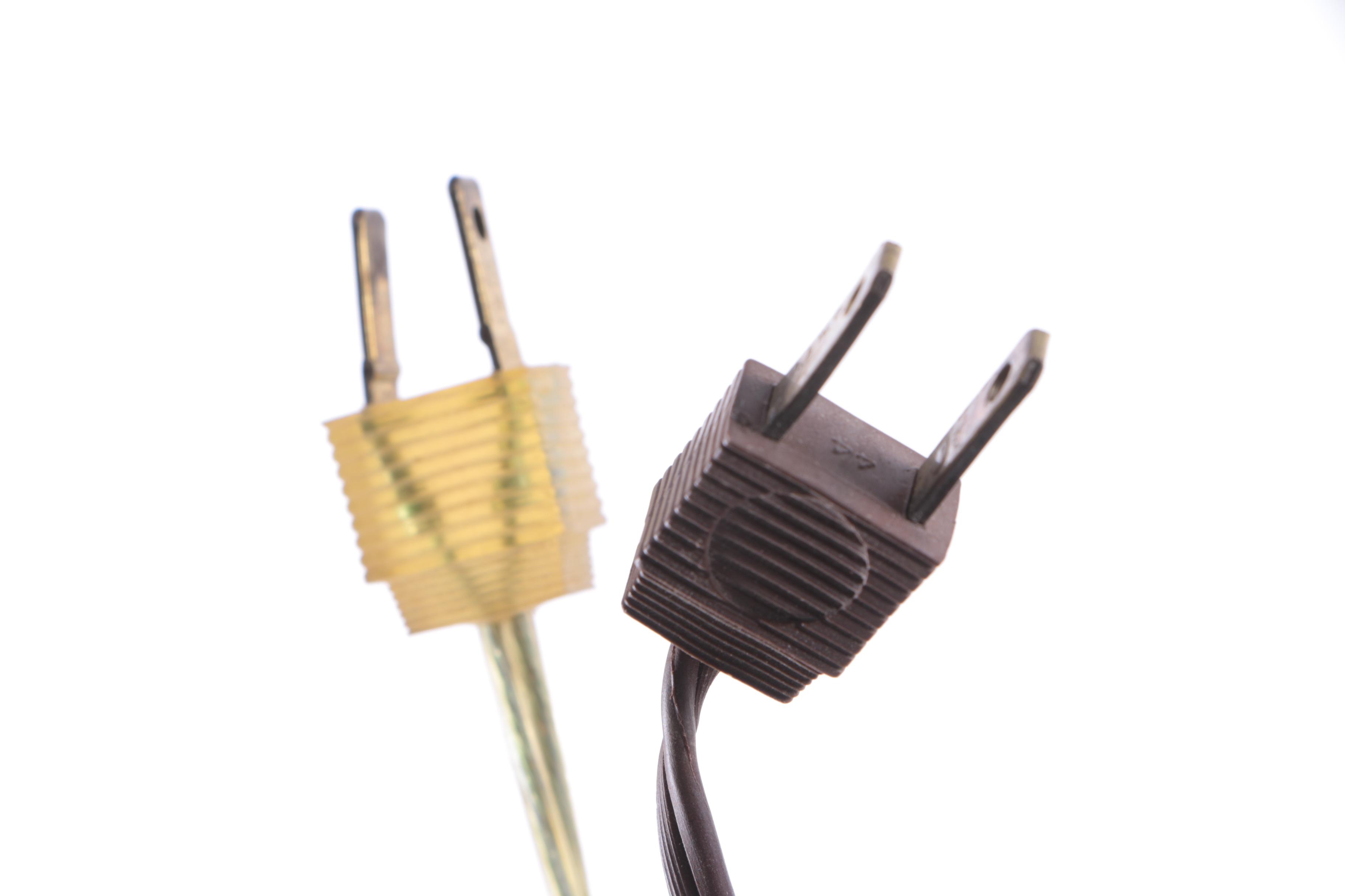 Pair of Brass Table Lamps