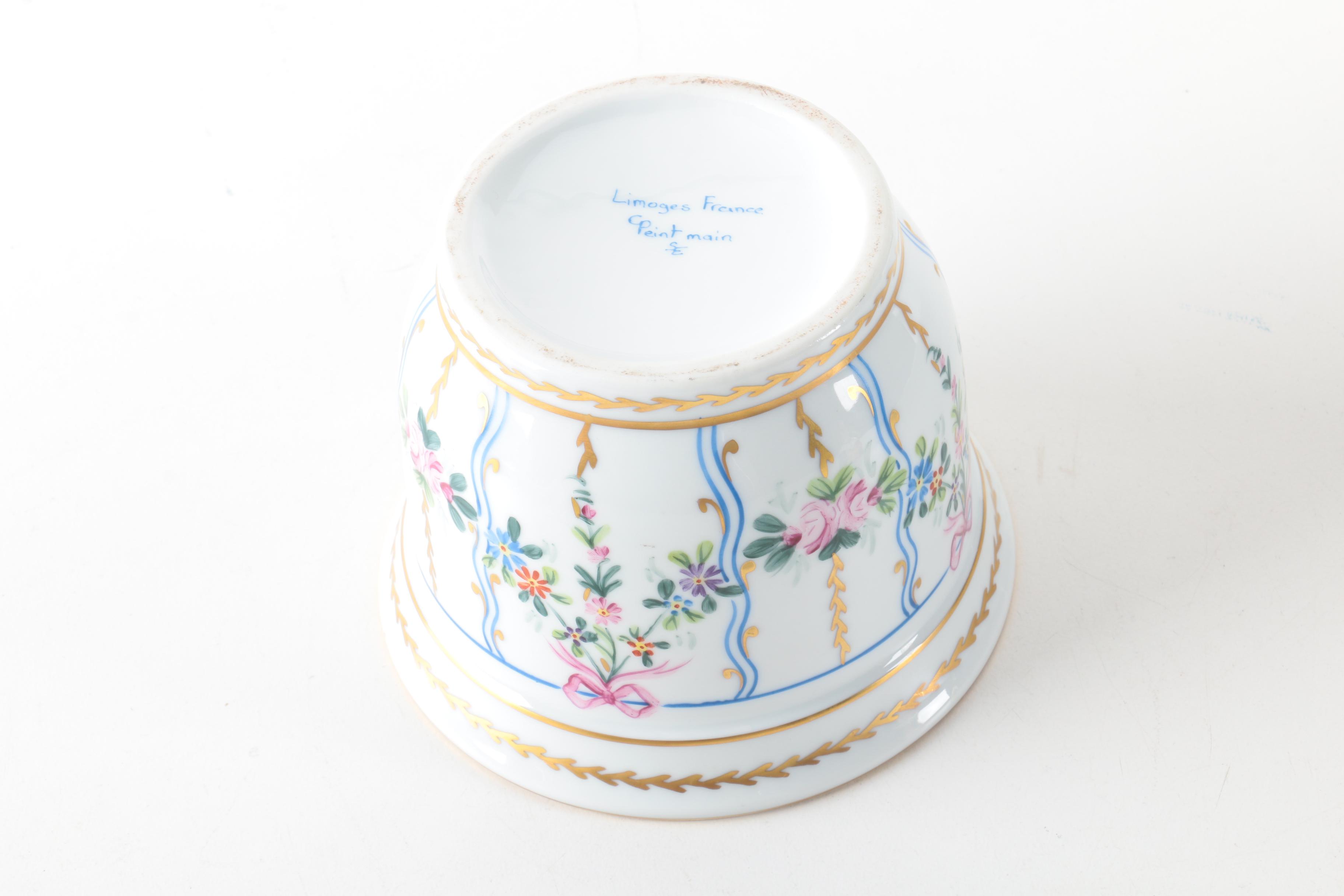 Porcelain Decorative Accessories Featuring Limoges
