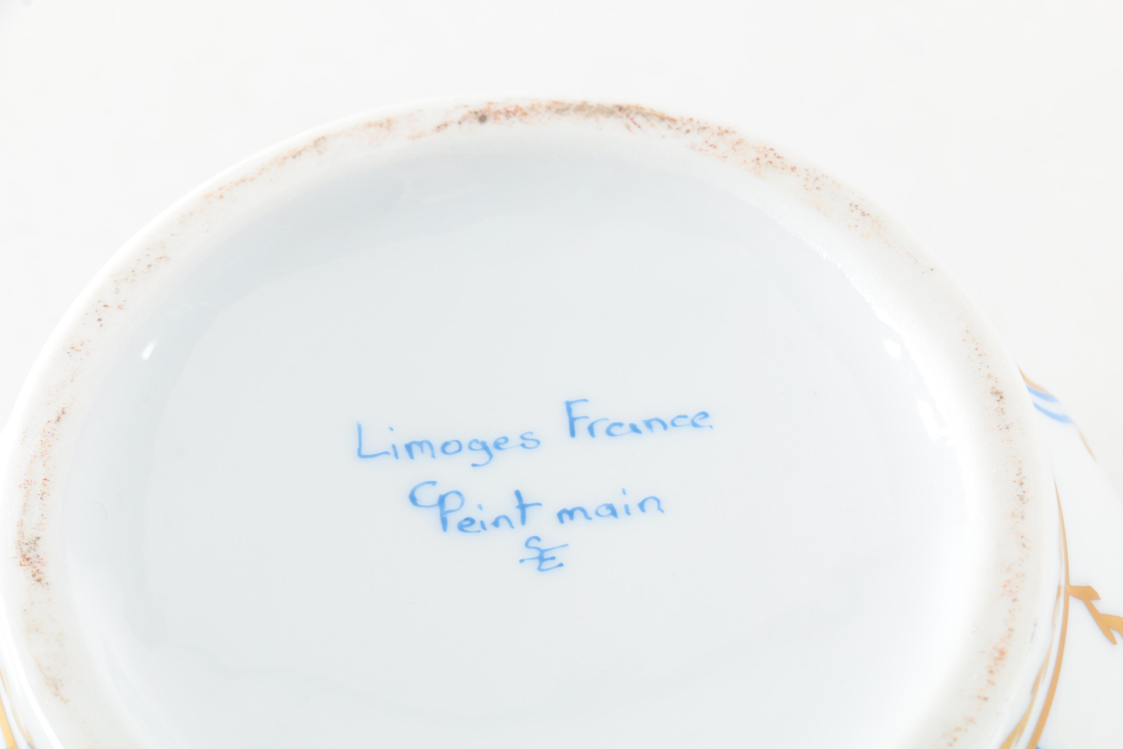 Porcelain Decorative Accessories Featuring Limoges