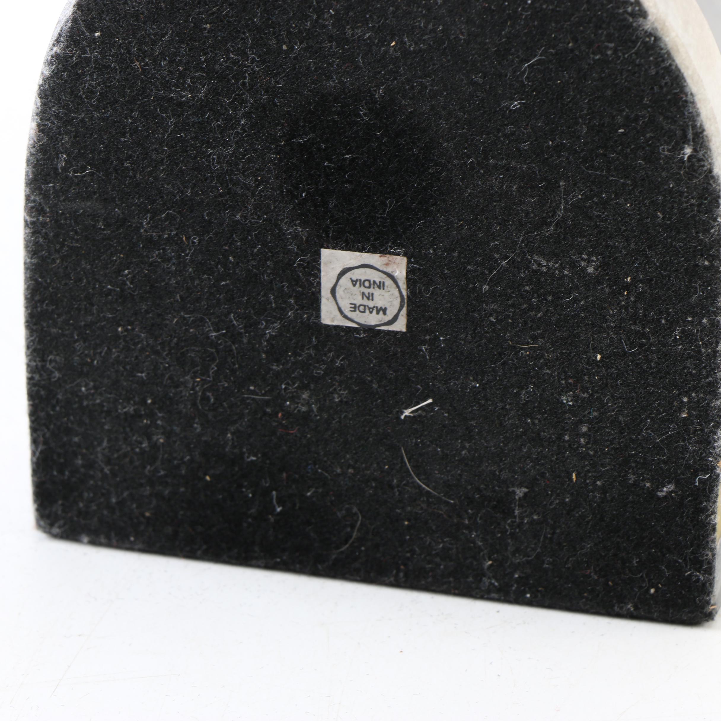 Marble Bust Bookends