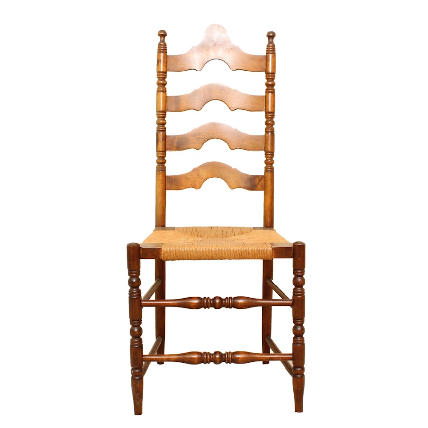 Colonial Style Ladder Back Chair