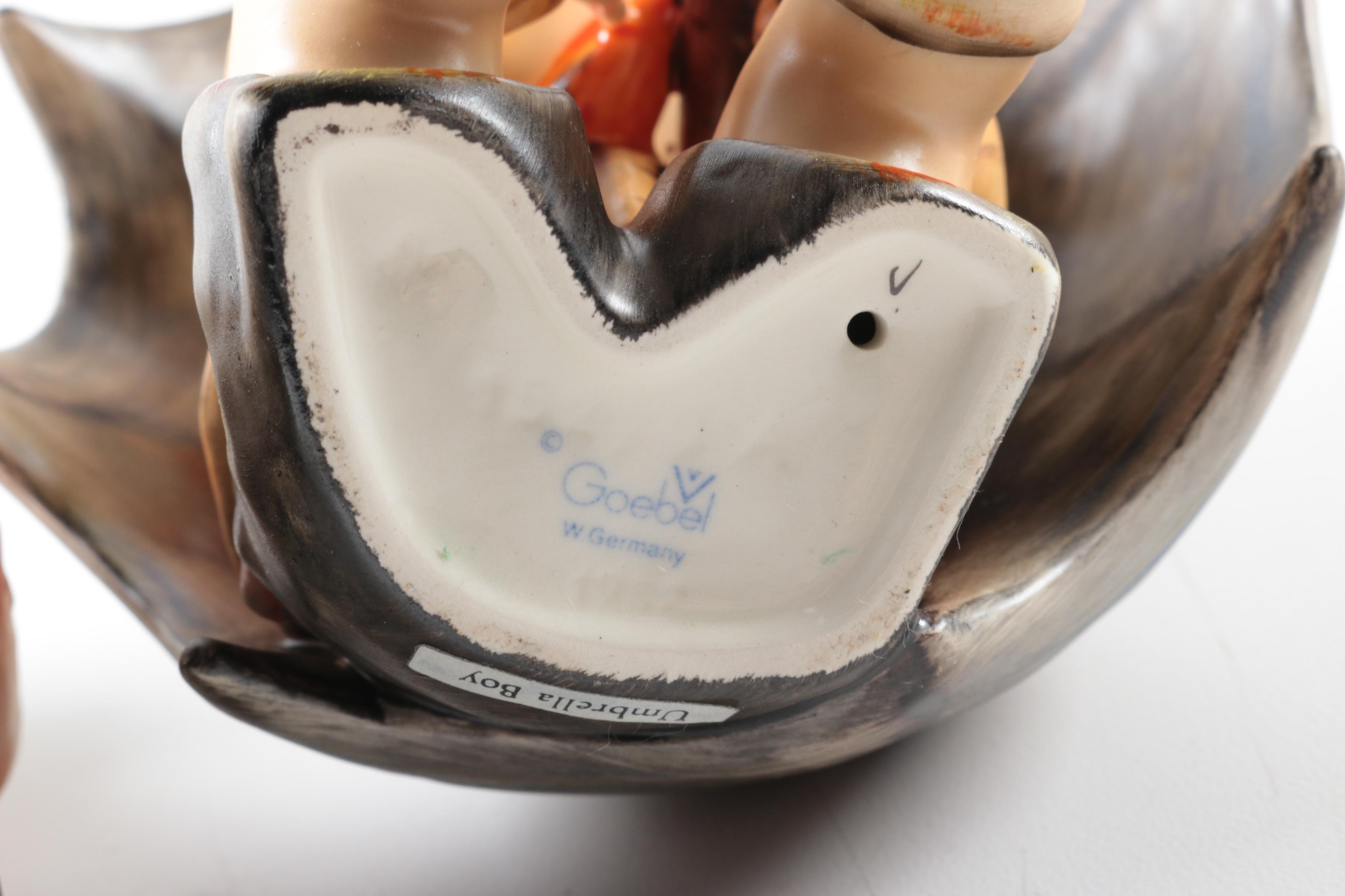 Hummel "Volunteers," "Book Worm," "Umbrella Boy" and More Porcelain Figurines