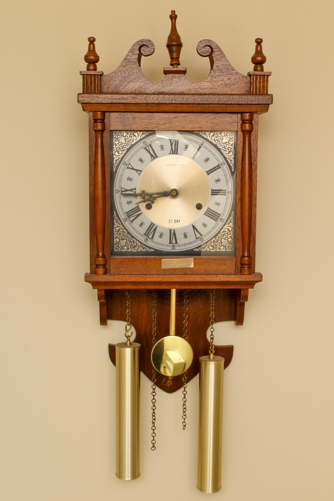 Hamilton 31 Day Wall Clock with Pendulum