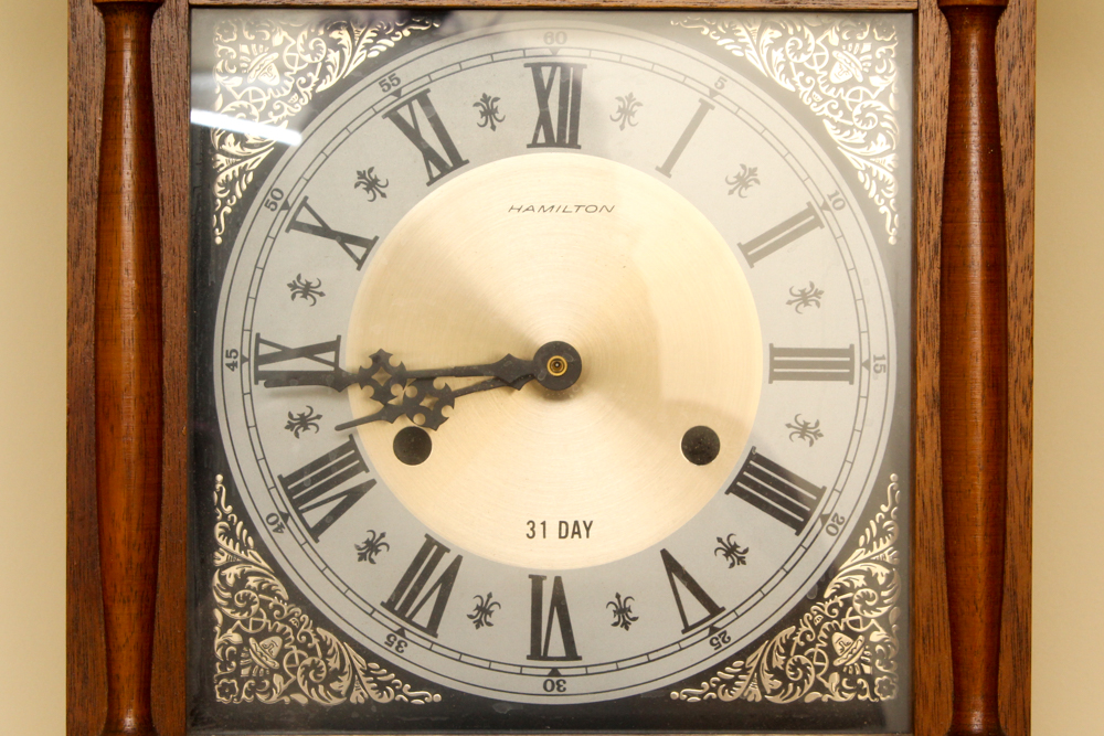 Hamilton 31 Day Wall Clock with Pendulum