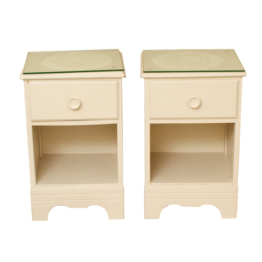 Pair of Painted Nightstands