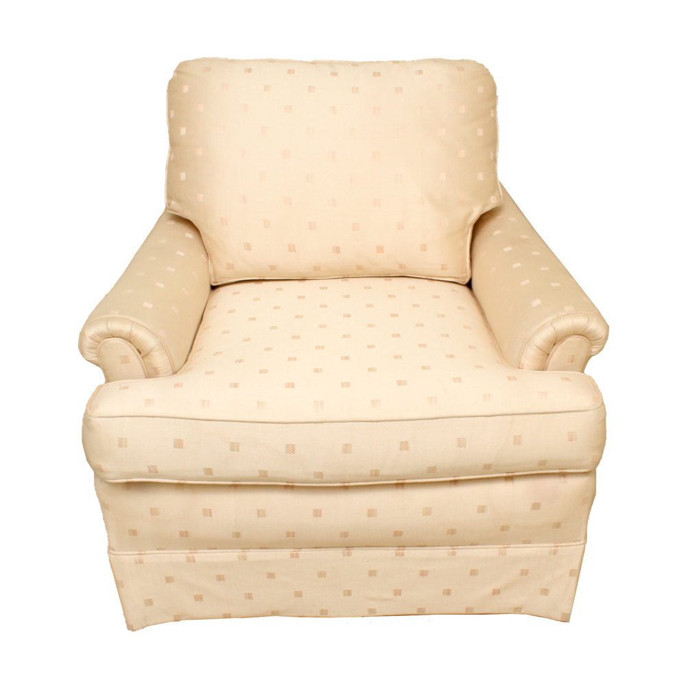 Vintage Upholstered Armchair by Hickory Tavern