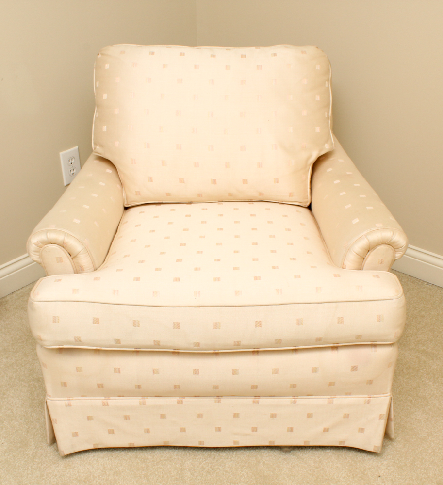 Vintage Upholstered Armchair by Hickory Tavern