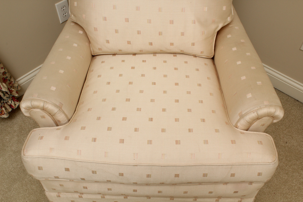 Vintage Upholstered Armchair by Hickory Tavern