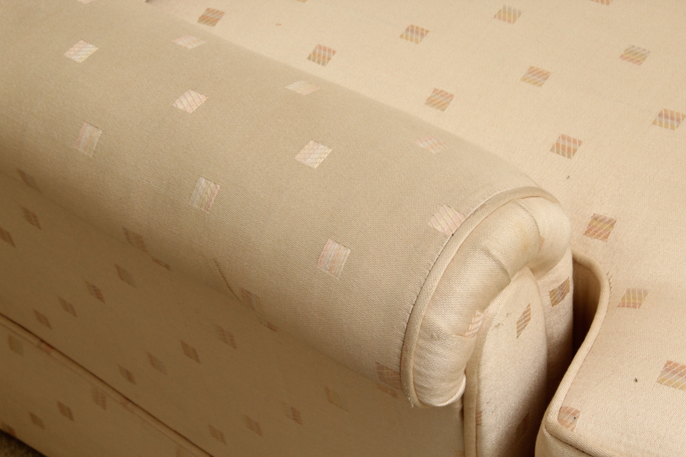 Vintage Upholstered Armchair by Hickory Tavern