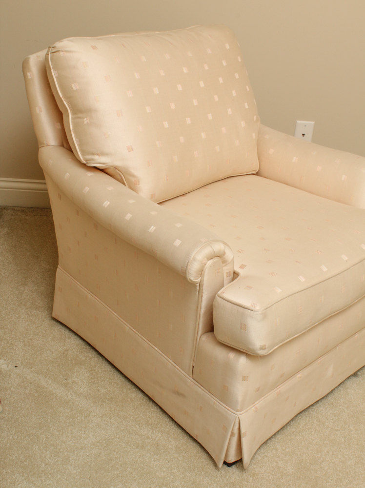 Vintage Upholstered Armchair by Hickory Tavern