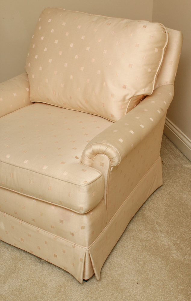 Vintage Upholstered Armchair by Hickory Tavern