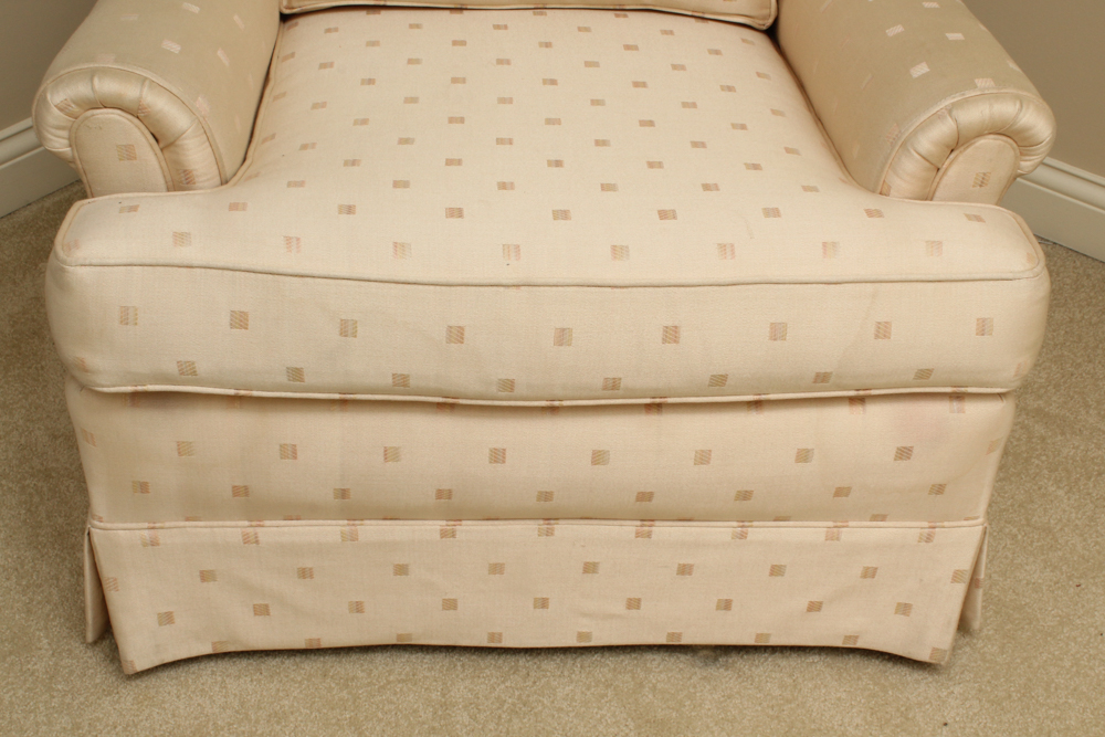 Vintage Upholstered Armchair by Hickory Tavern