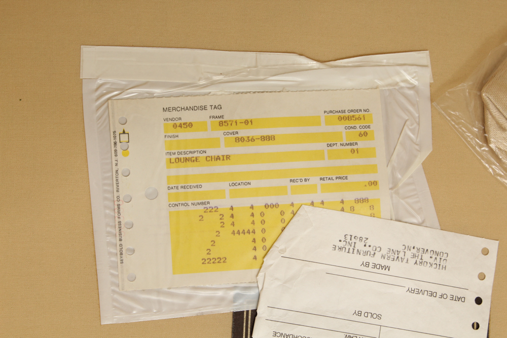 Vintage Upholstered Armchair by Hickory Tavern