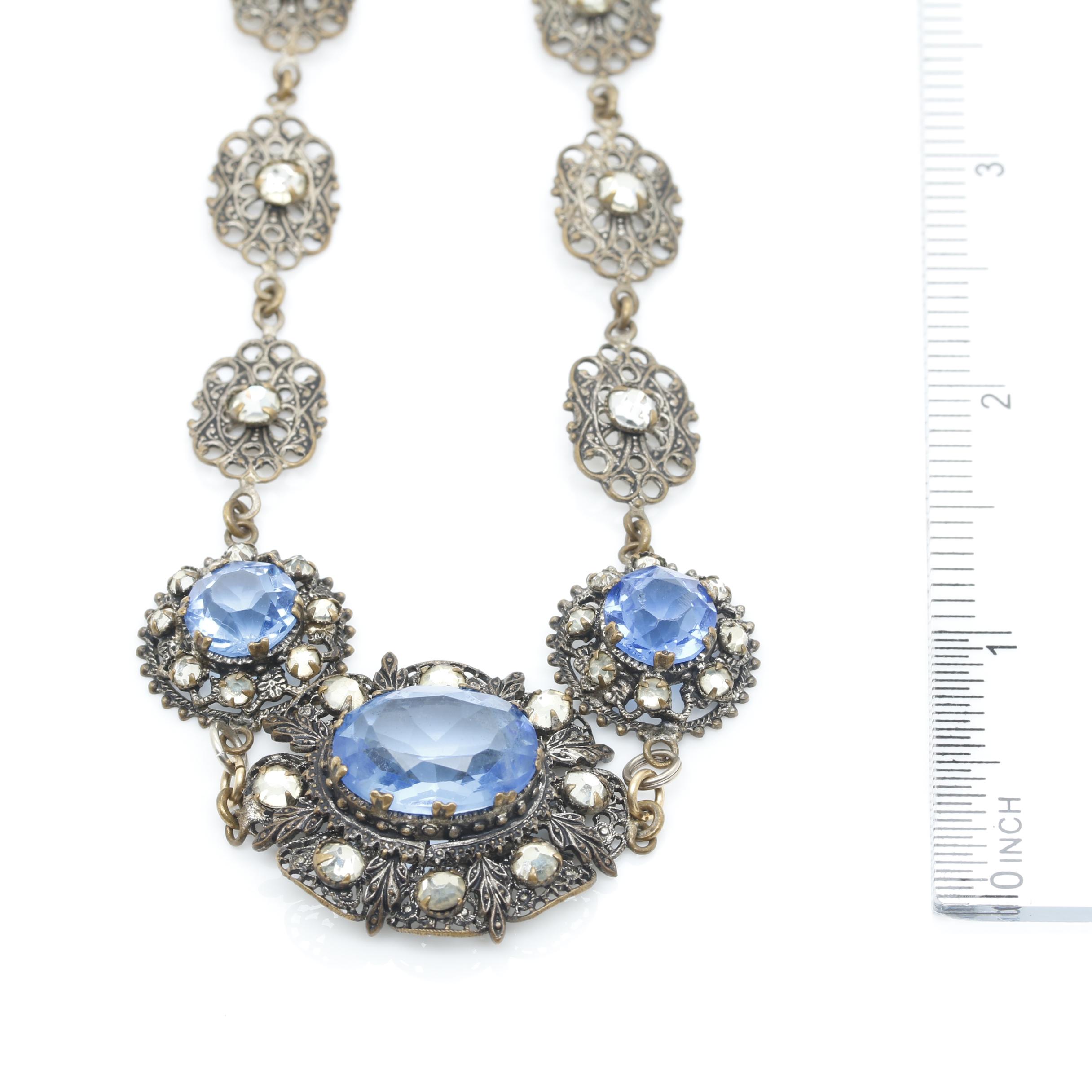 Costume Jewelry Selection Including Small Photo of a Nun
