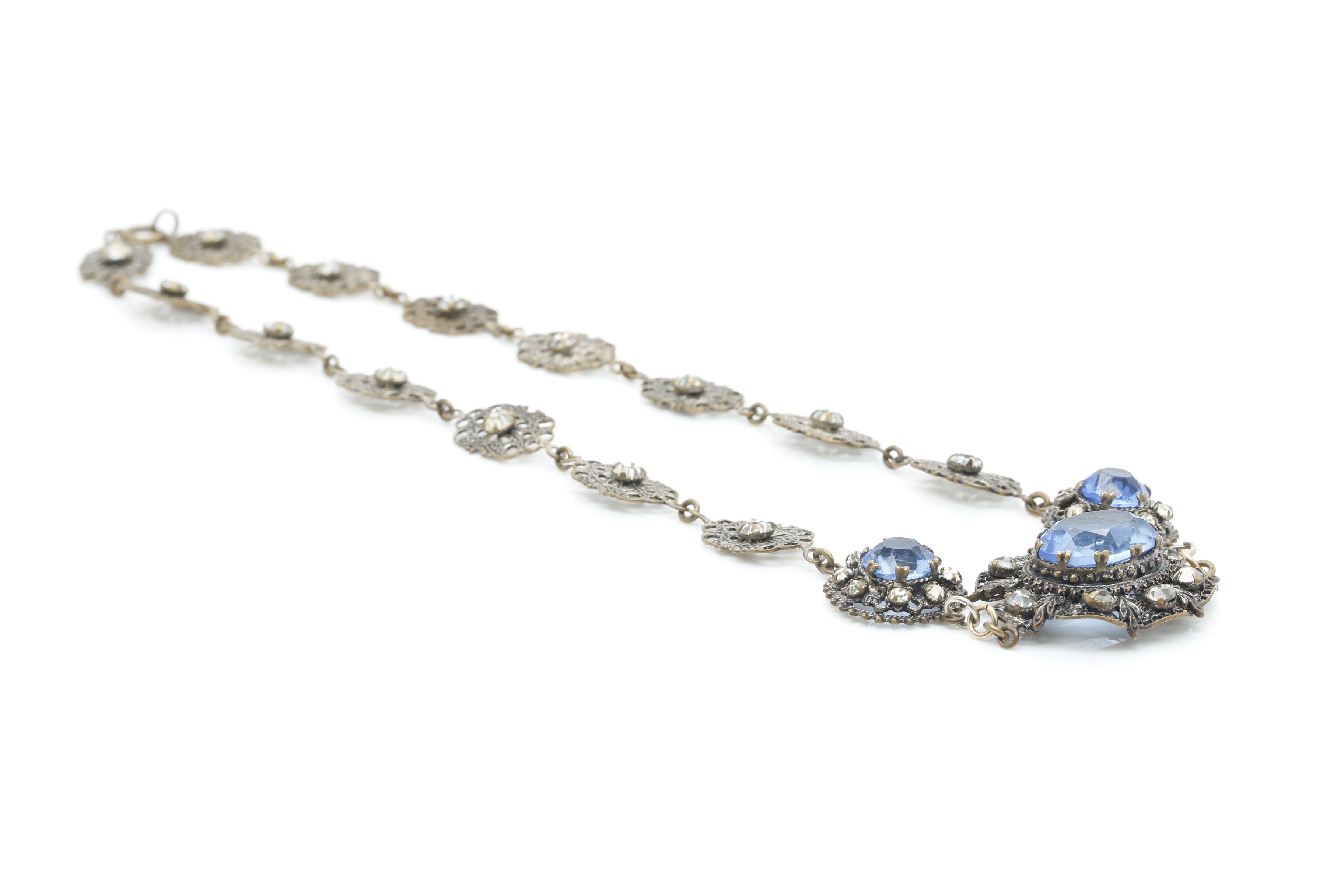 Costume Jewelry Selection Including Small Photo of a Nun