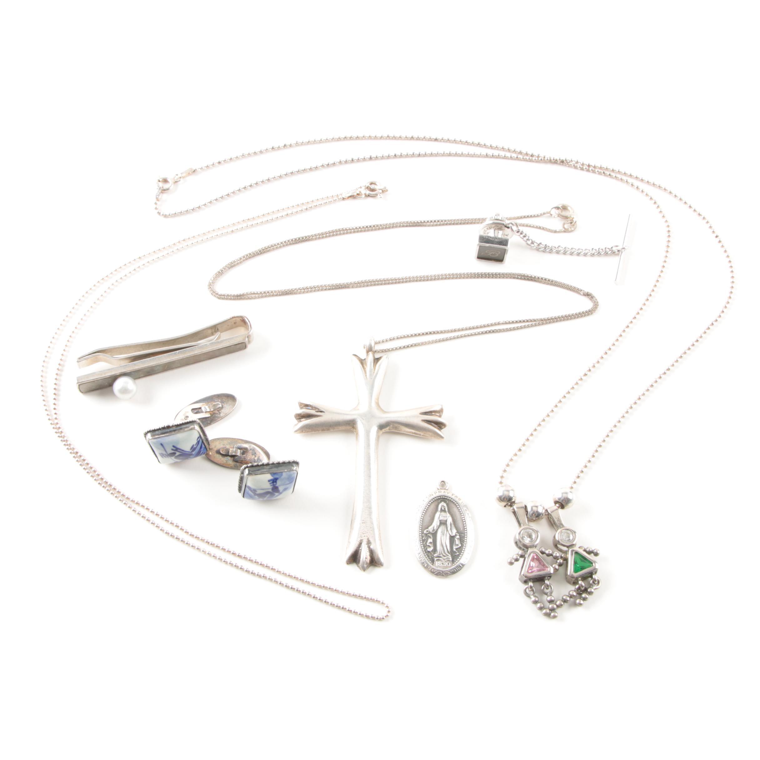 Sterling Silver Jewelry with Accents