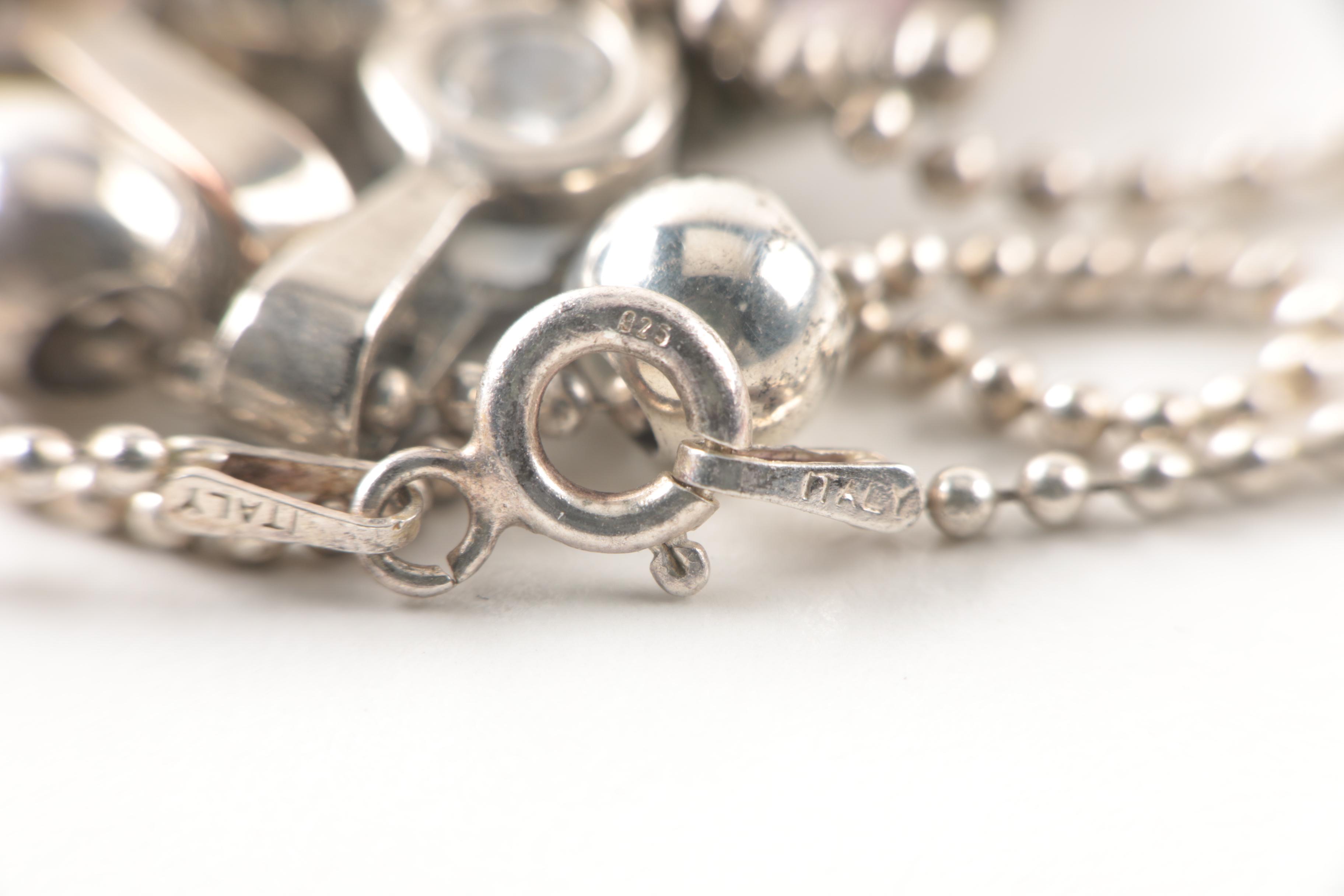 Sterling Silver Jewelry with Accents