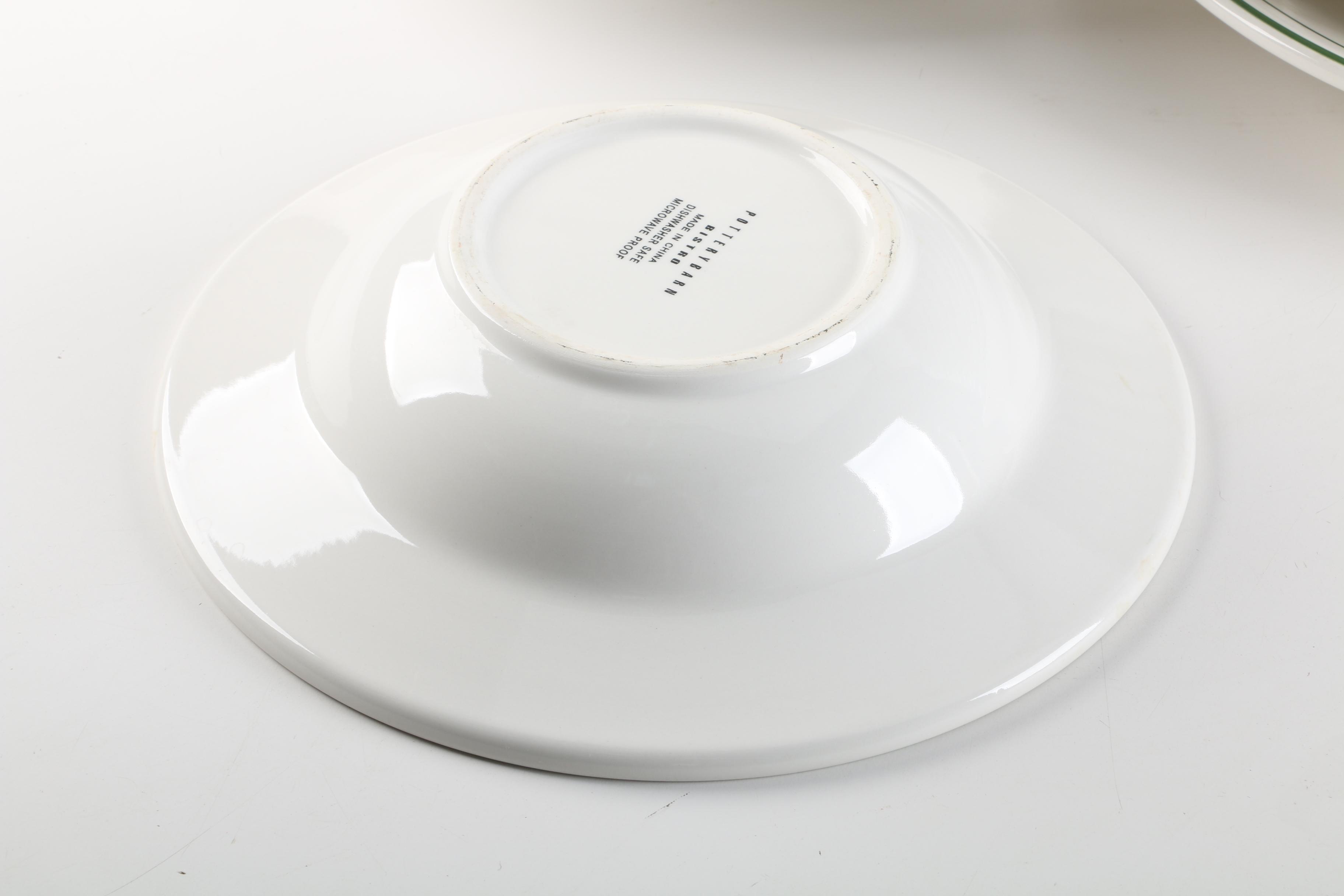 Pottery Barn "Bistro" Ceramic Tableware