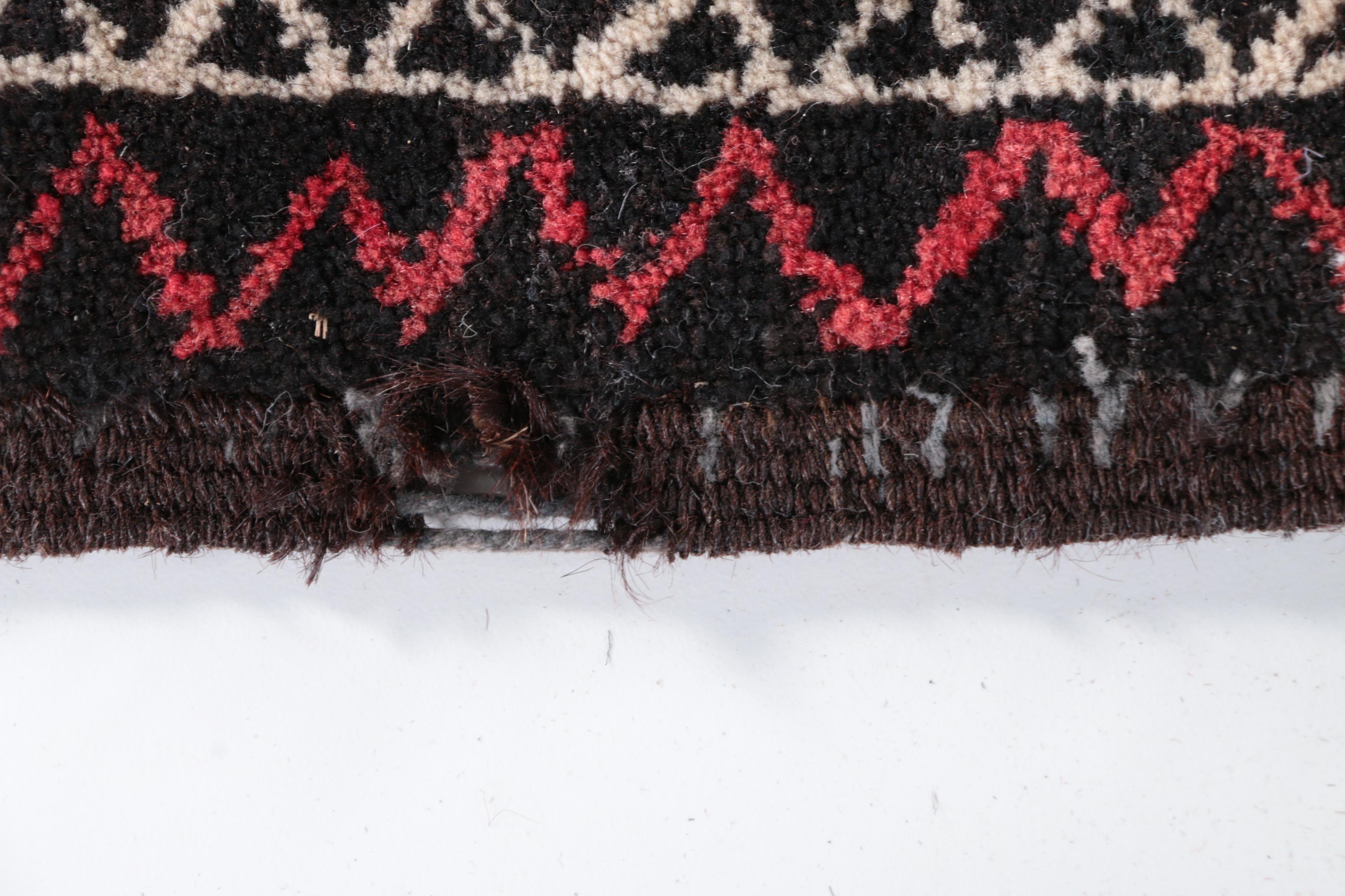 Hand-Knotted Turkmen Wool Area Rug