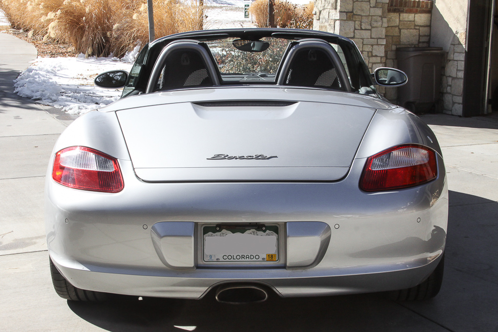 2005 Silver Porsche Boxster Convertible