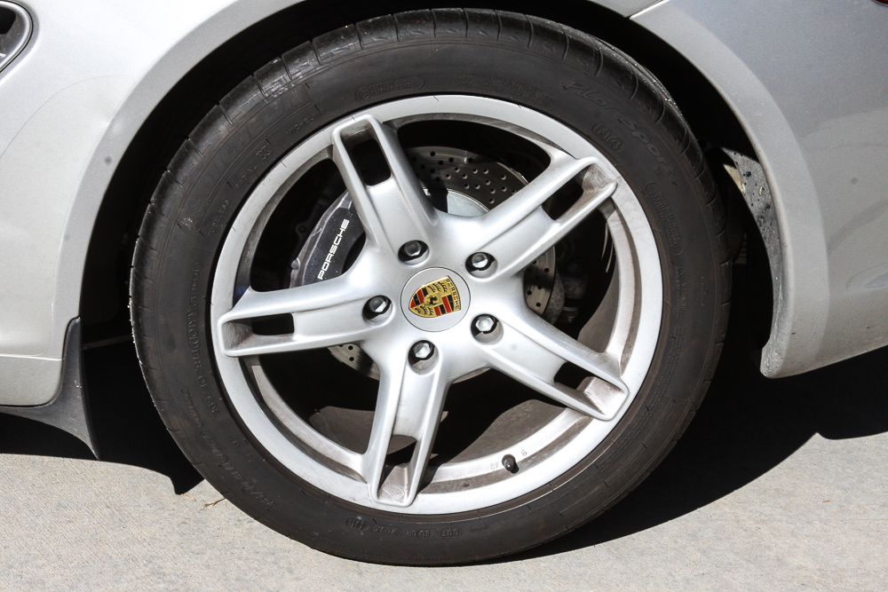 2005 Silver Porsche Boxster Convertible