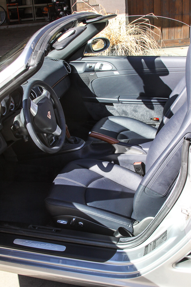 2005 Silver Porsche Boxster Convertible